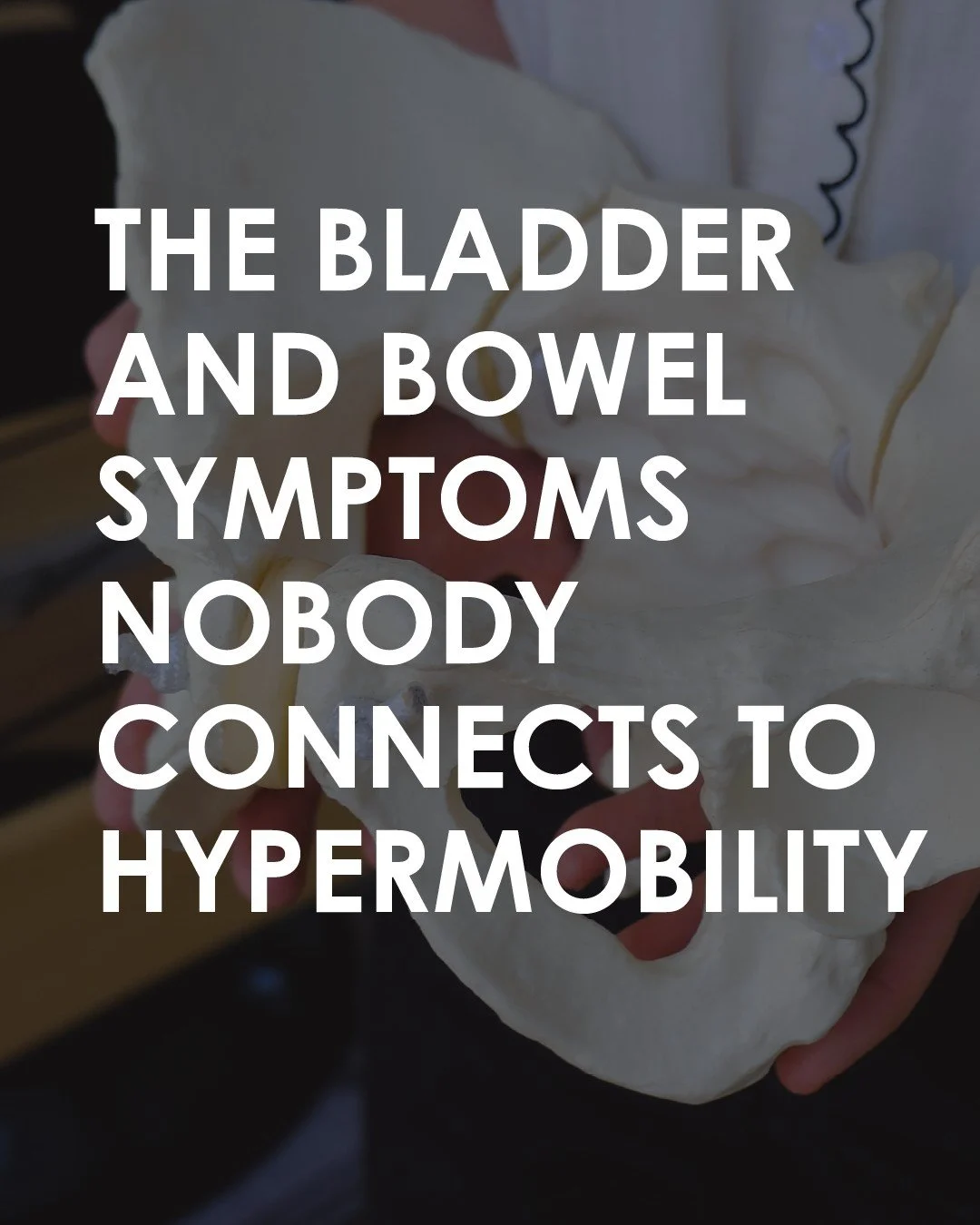 A lot of hypermobile people have been quietly managing bladder and bowel symptoms since childhood, treating each one as its own unrelated annoyance.

But the research increasingly puts them in the same category. In a small 2026 urodynamics study of h