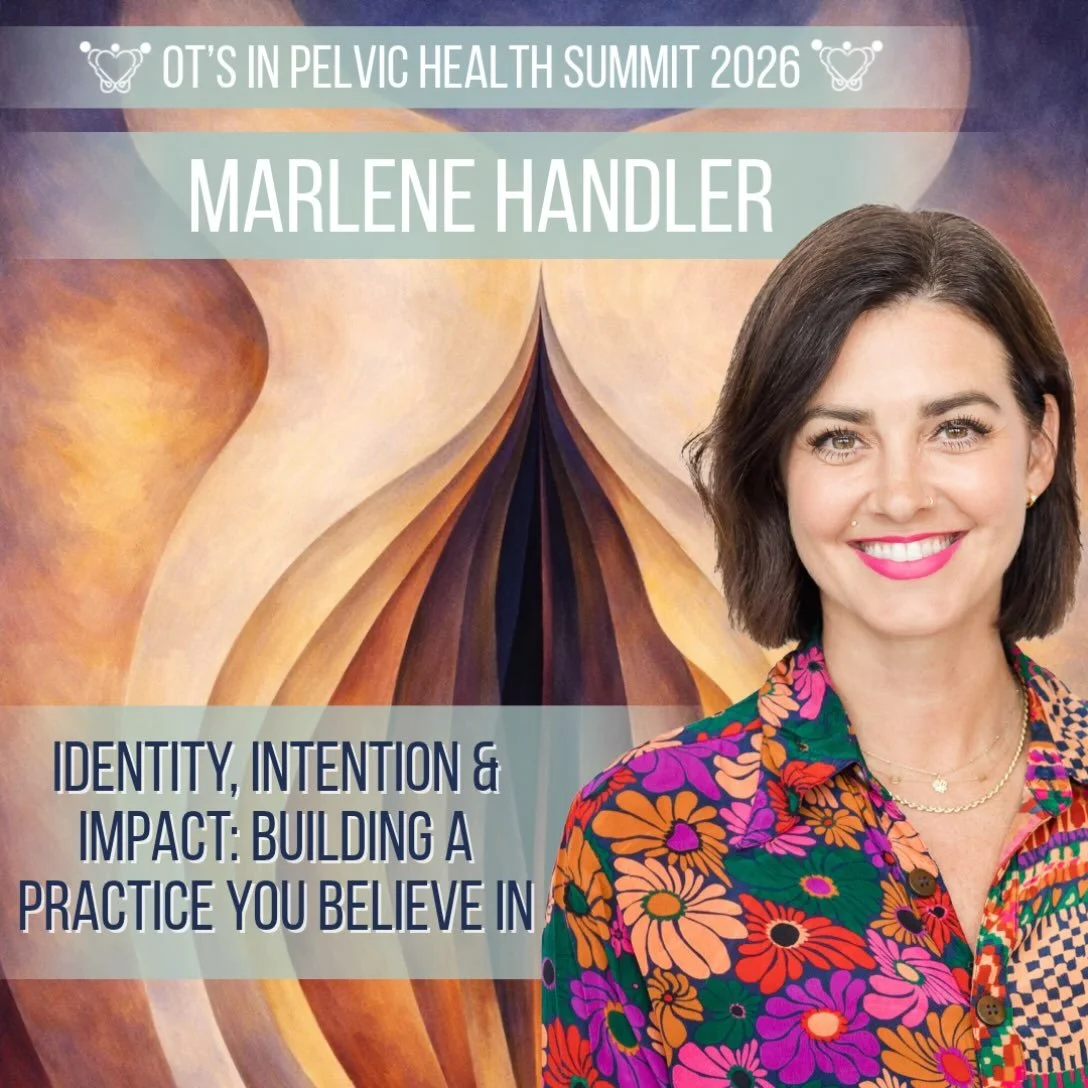 Hi friends. 🌺 In just a few short weeks I&rsquo;ll be traveling to Arizona for the 6th Annual OT&rsquo;s in Pelvic Health Summit. It&rsquo;s a huge party with some of the most incredible humans of the world and this year I am teaching!

As OTs in pe