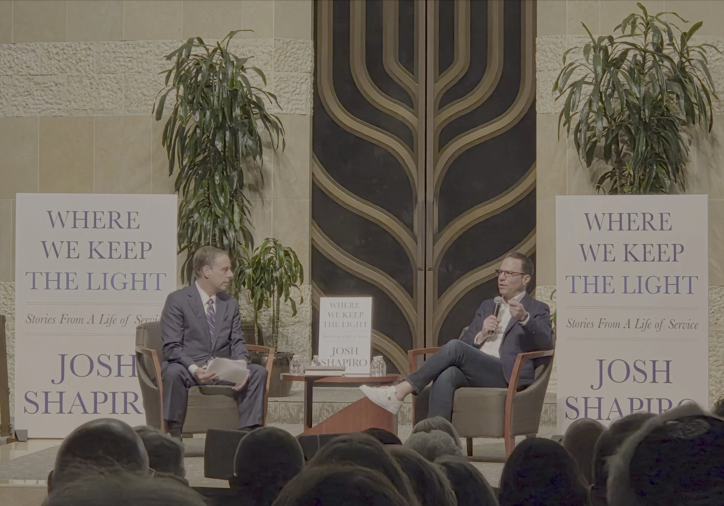 Governor Josh Shapiro and Harry Litman