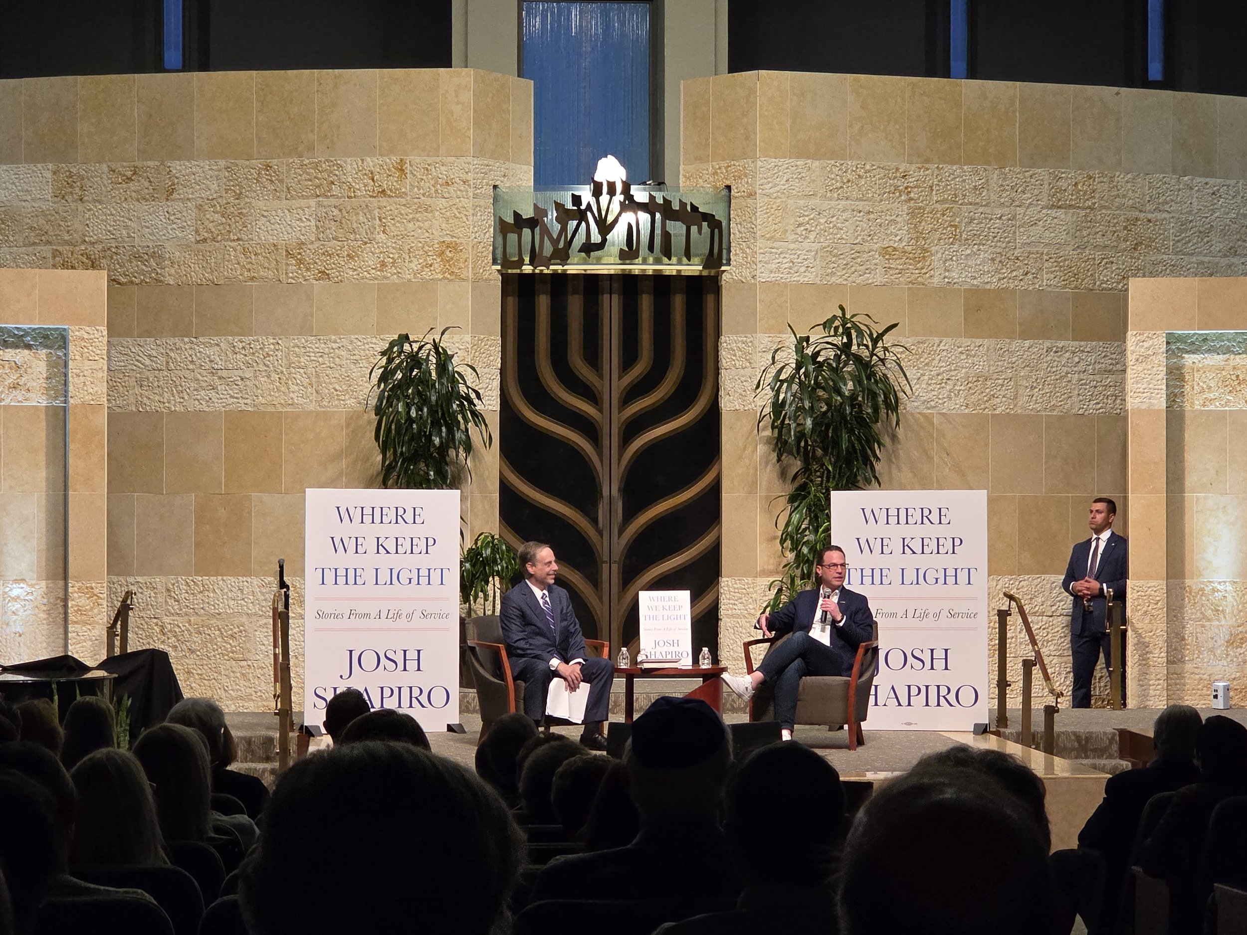 Governor Josh Shapiro and Harry Litman