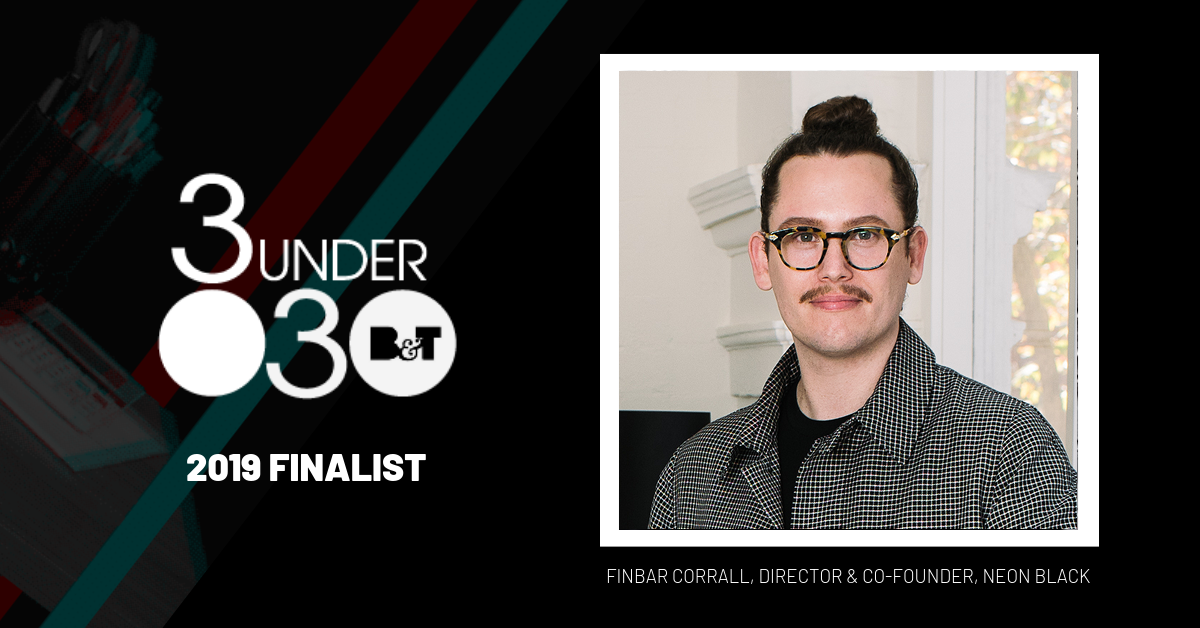 Neon Black Co-Founder, Finbar Corrall named as B&amp;T 30U30 Awards Finalist
