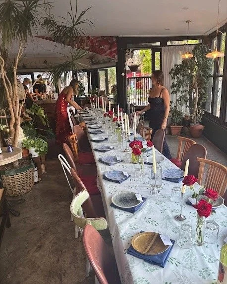Long table set up 