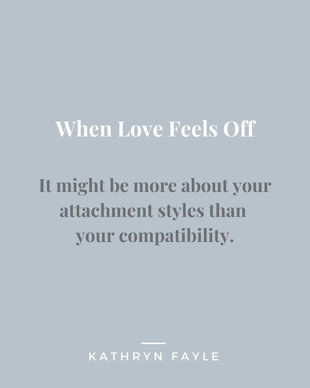 Ever feel like you&rsquo;re doing all the talking while your partner shuts down&mdash;or needing space while they keep asking questions?

It&rsquo;s not that one of you cares more&hellip; you might just have different attachment styles.

Anxious and 