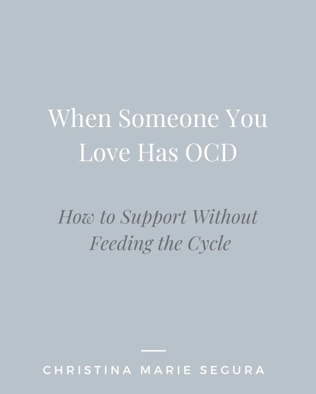 Supporting someone with OCD can feel confusing, exhausting, and heartbreaking at times. So many friends and families end up helping in ways that unintentionally make the cycle stronger. But with knowledge, patience, and healthy boundaries, you can pl