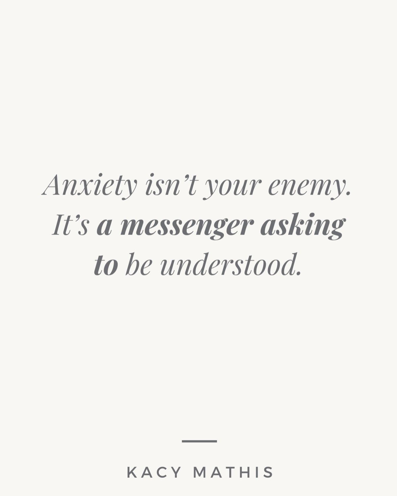 We&rsquo;re taught to fight anxiety.
To push it down.
To make it stop.

But what if anxiety isn&rsquo;t the problem&hellip;
what if it&rsquo;s information?

Anxiety often shows up when something feels unsafe &mdash; but unsafe doesn&rsquo;t always me