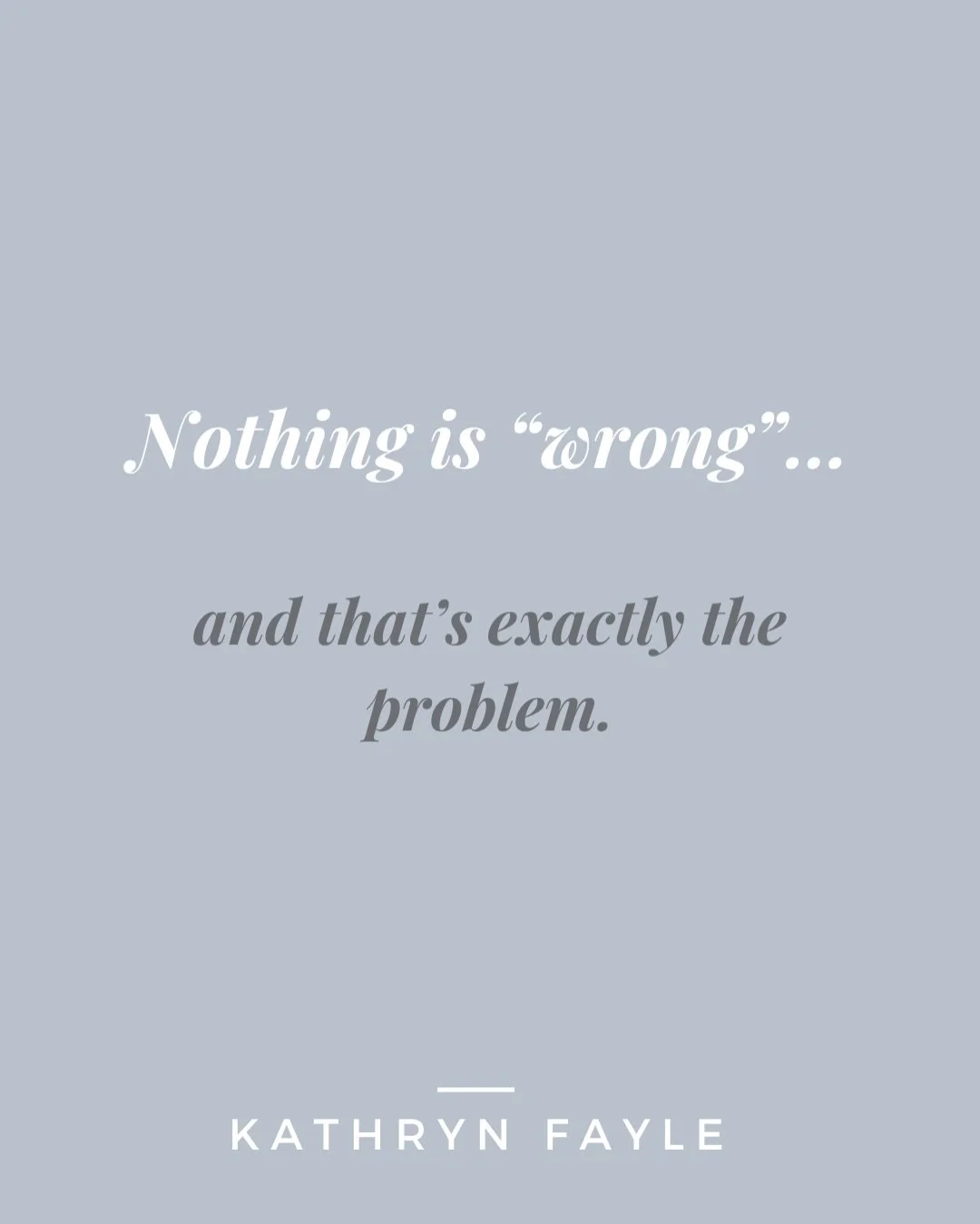 Nothing is &ldquo;wrong&rdquo;&hellip;
and that&rsquo;s exactly why it gets ignored.

No big fights.
No obvious problems.
Just a quiet kind of distance that&rsquo;s easy to explain away.

So you stay busy.
You tell yourself it&rsquo;s just a phase.
Y