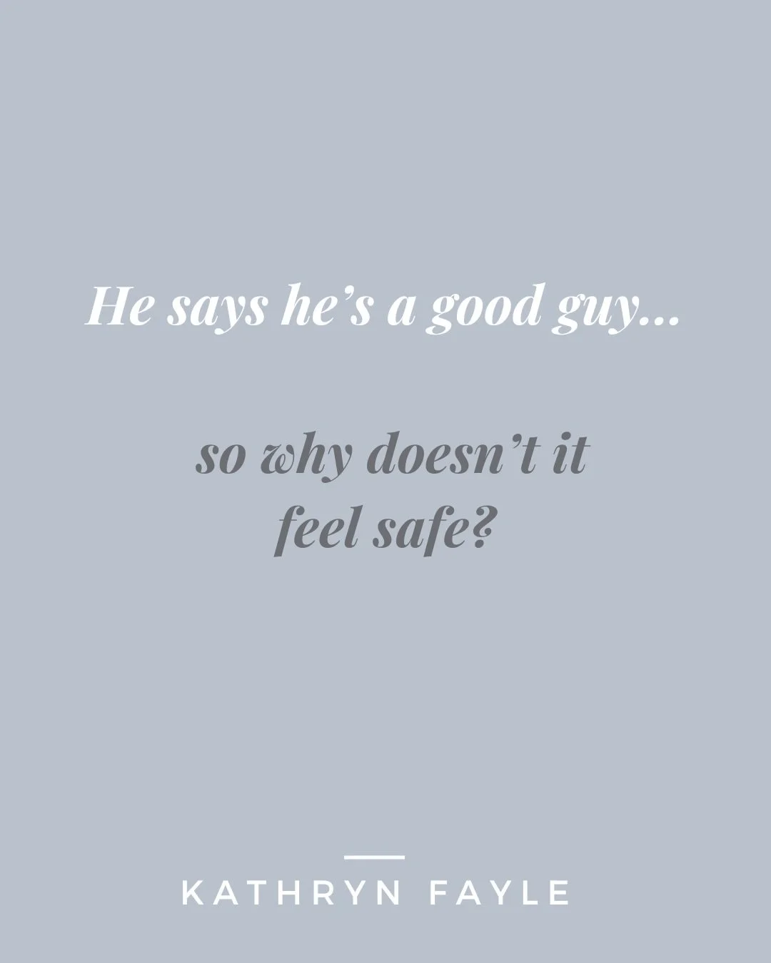 He says he&rsquo;s a good guy.
So why doesn&rsquo;t it feel safe yet?

This is where so many couples get stuck after betrayal.

Because the behavior changed.
The effort is there.
On the surface&hellip; everything looks better.

But safety doesn&rsquo