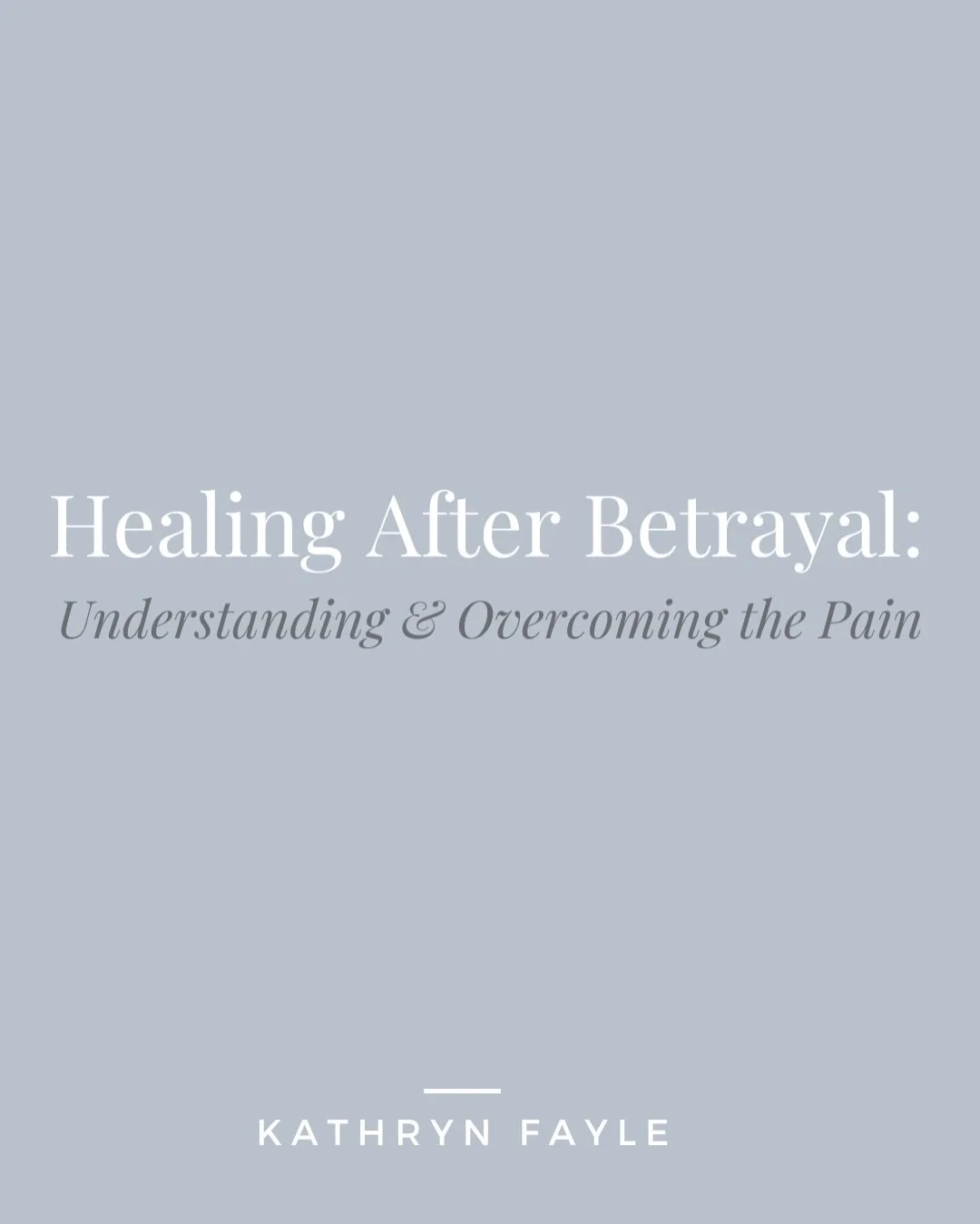 If you&rsquo;ve been feeling stuck in overthinking, constantly on edge, or unsure of how to trust yourself again after betrayal&mdash;you&rsquo;re not alone. 💛 Betrayal trauma is heavy, but healing is possible. It starts with understanding what&rsqu