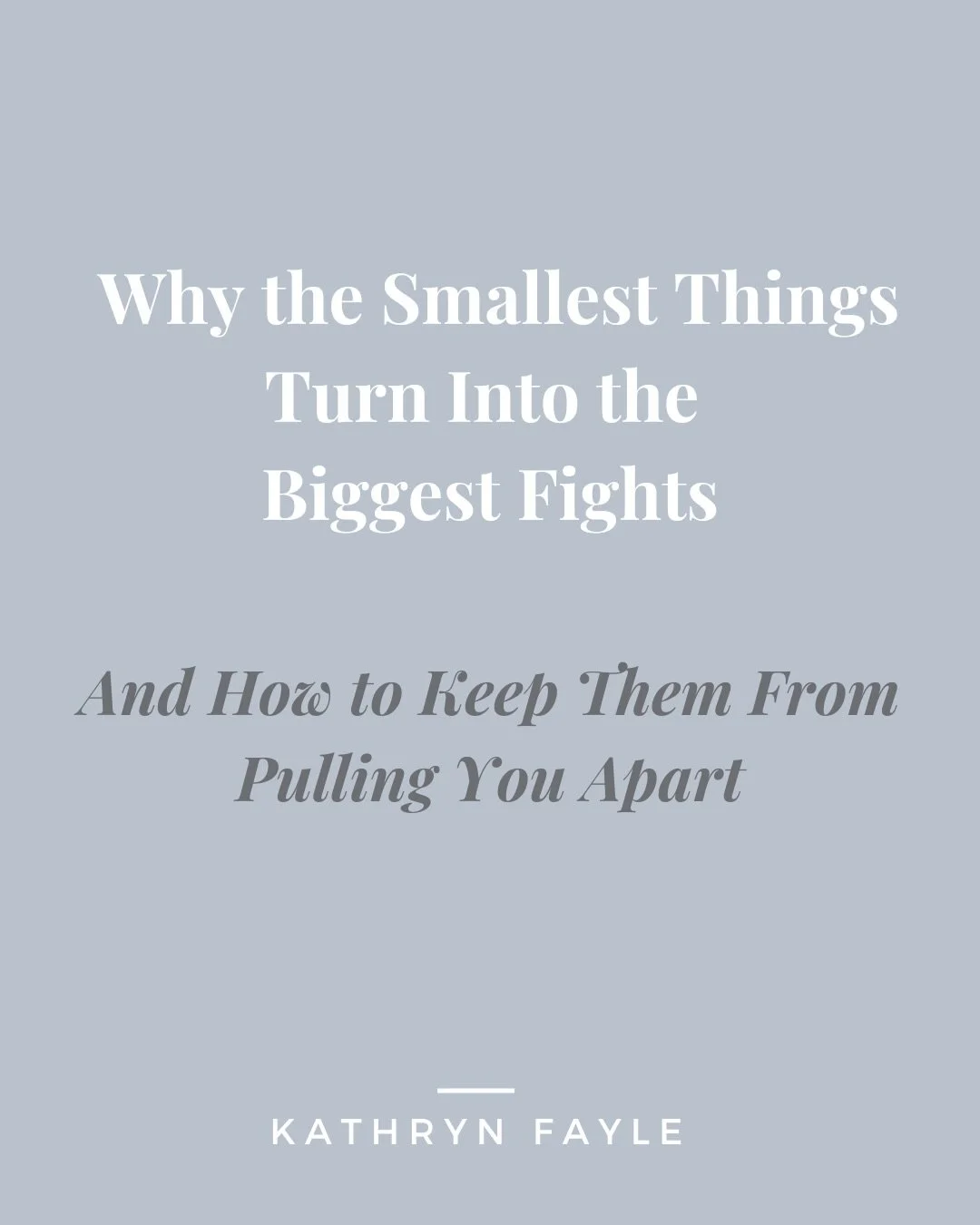 Ever notice how the smallest things in a relationship can spark the biggest arguments?

It&rsquo;s usually not about the dishes, the thermostat, or the grocery list. It&rsquo;s about perspective &mdash; how each of you sees the moment, what it means,
