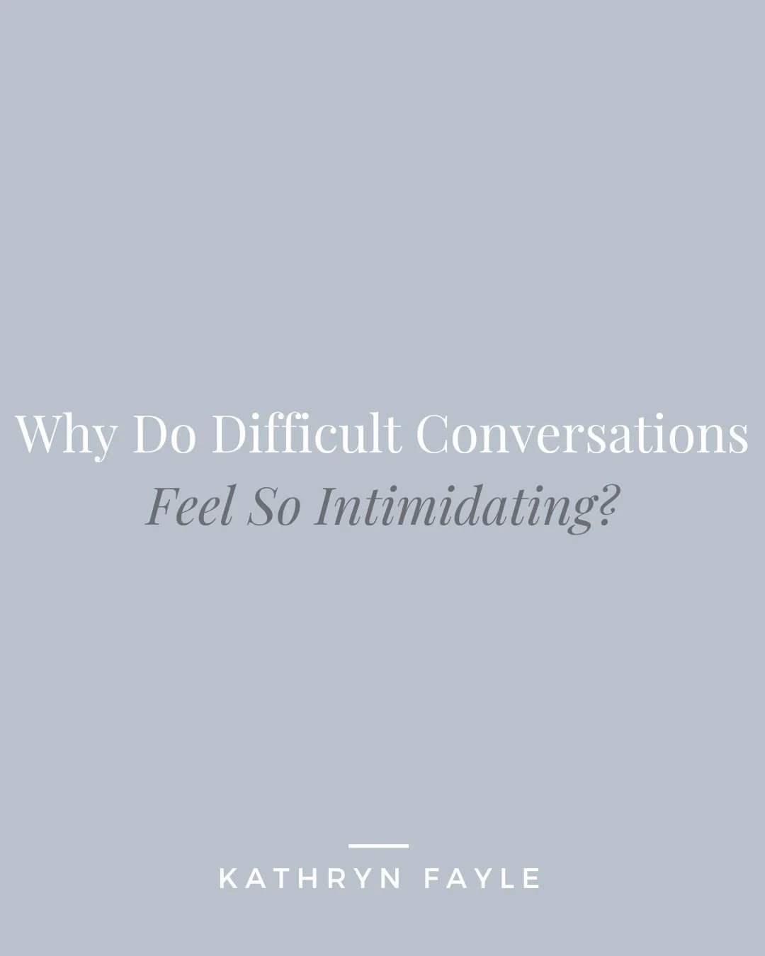 Difficult conversations are tough &mdash; they can feel overwhelming and leave us worried about hurting our partner or creating more tension. But avoiding them doesn&rsquo;t make the problems go away; it often makes things worse. The good news? You d