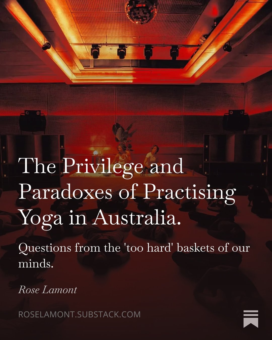 The Privilege and Paradoxes of Practising Yoga in Australia.