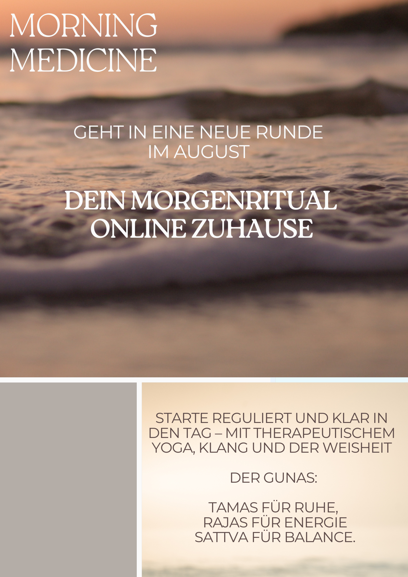 Morning Medicine - Online Yoga August (Copy)