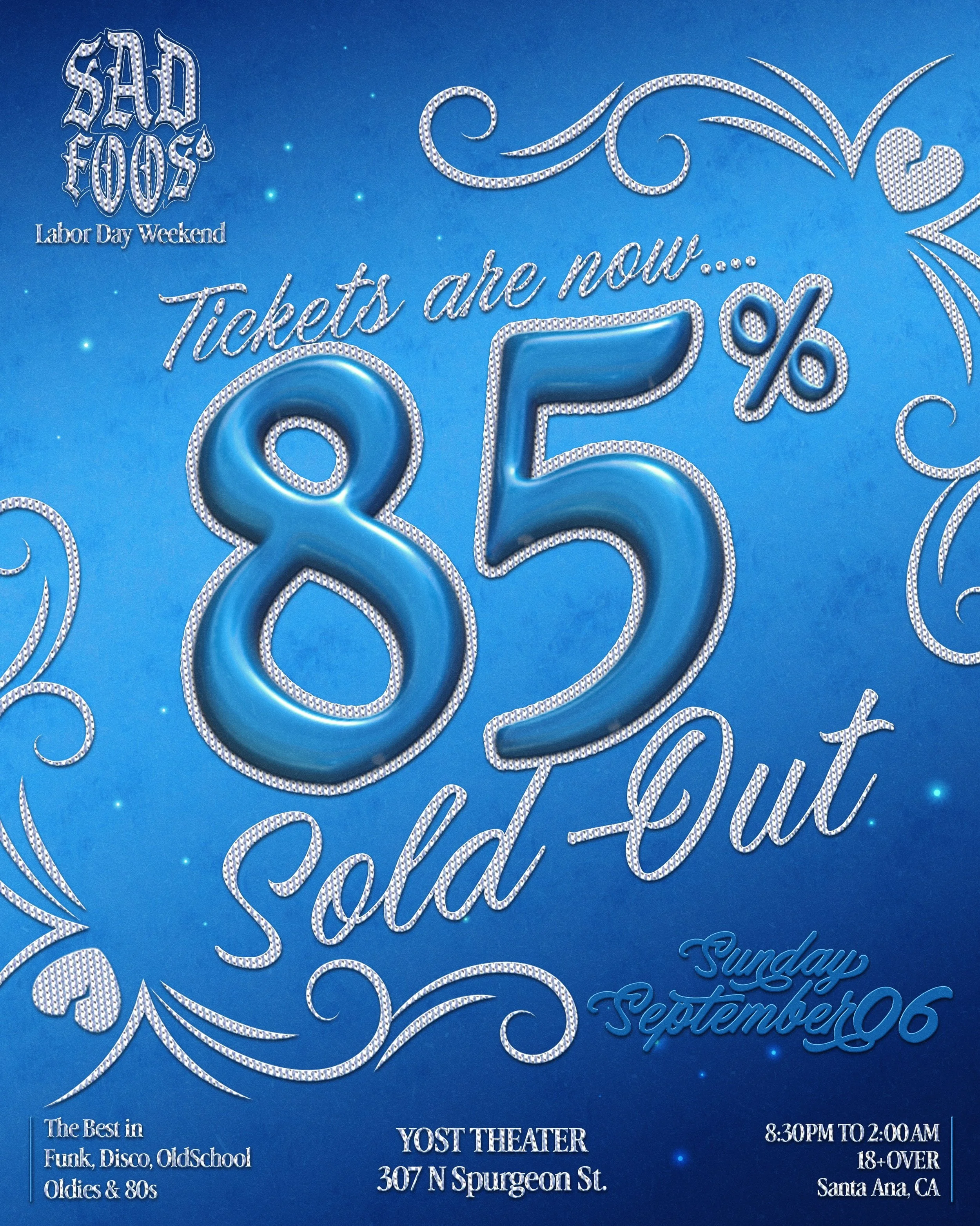 Tickets are moving crazy now! 🤯 Might just have another sold out boogie 🤪🍾 TIX LINK IN OUR BIO 🎟️