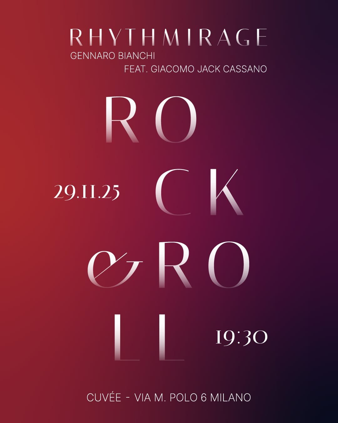 Serata Rock and Roll con Rhythmirage