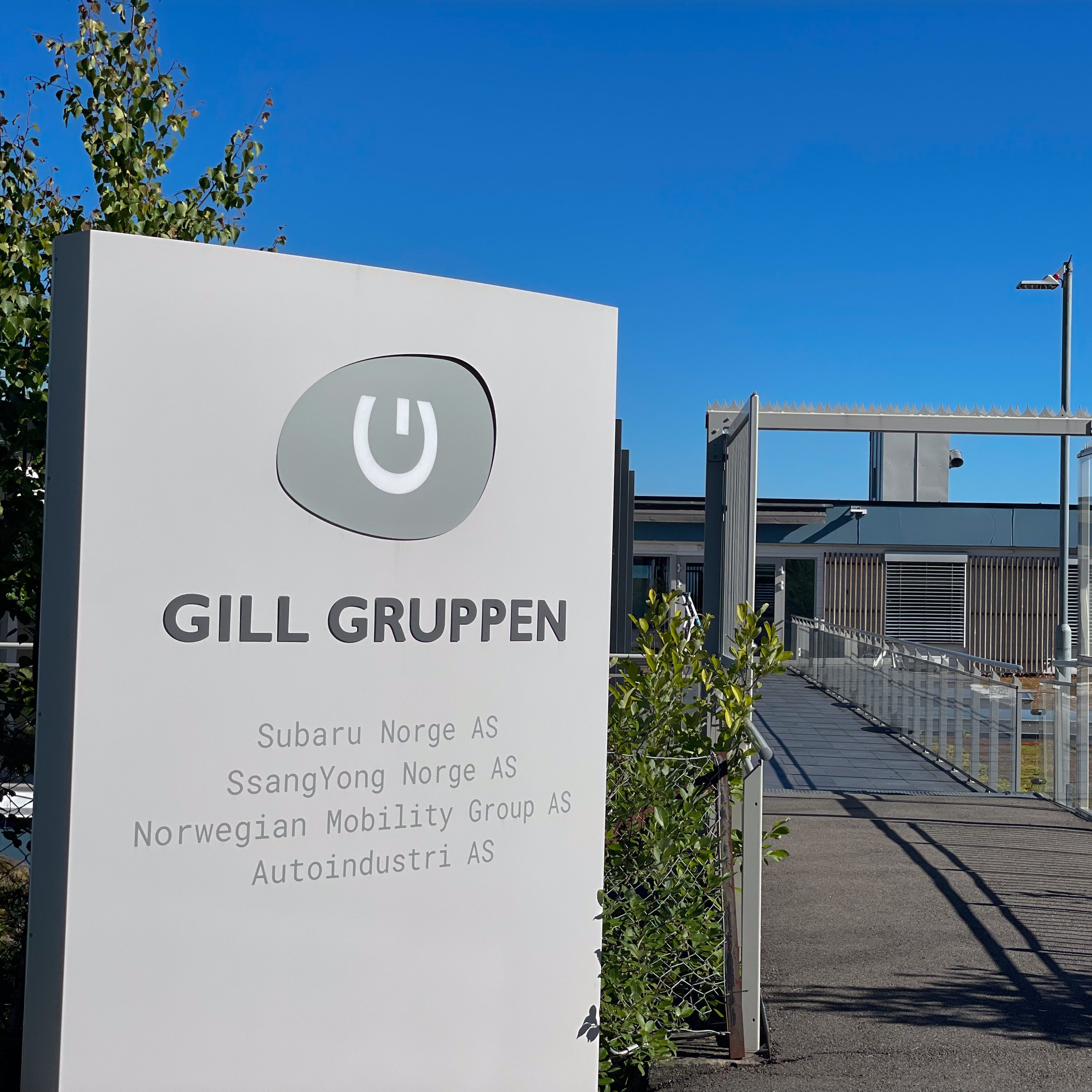 Gill Gruppen Corporate Design kontor inngang