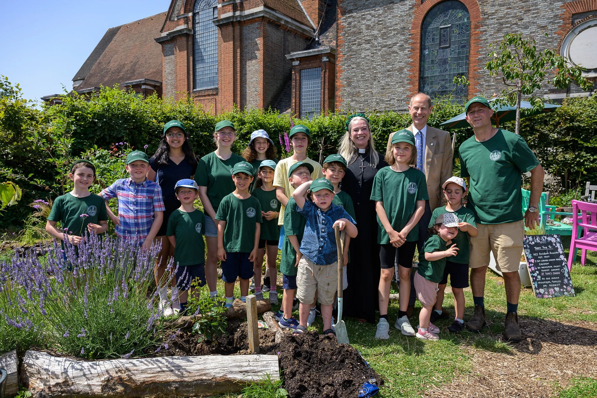A Royal visit to the Kids’ Garden