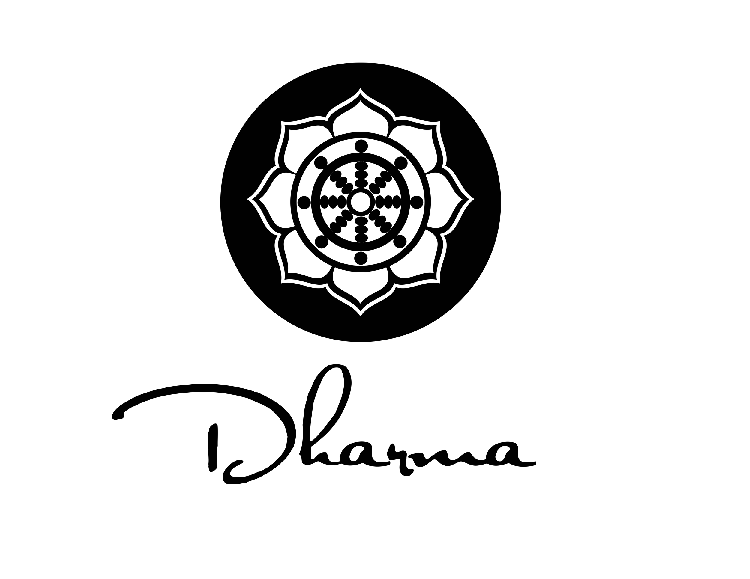 Logo de Centro Dharma, meditación mindfulness en Tampico