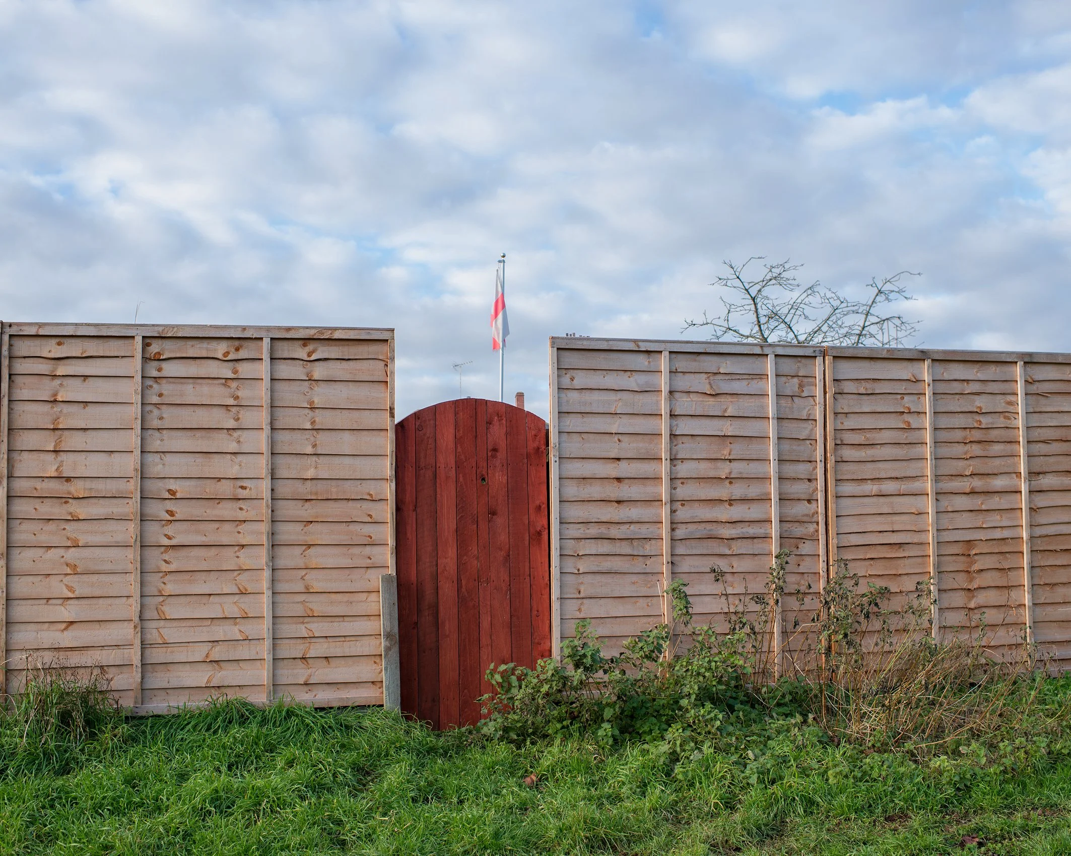 House with Flag