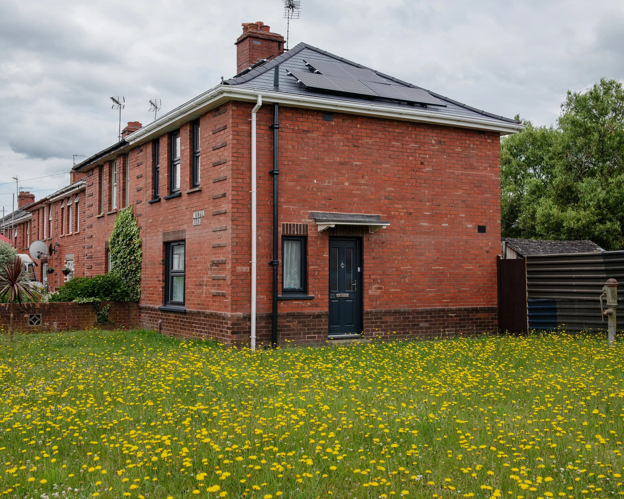 House with Flowers