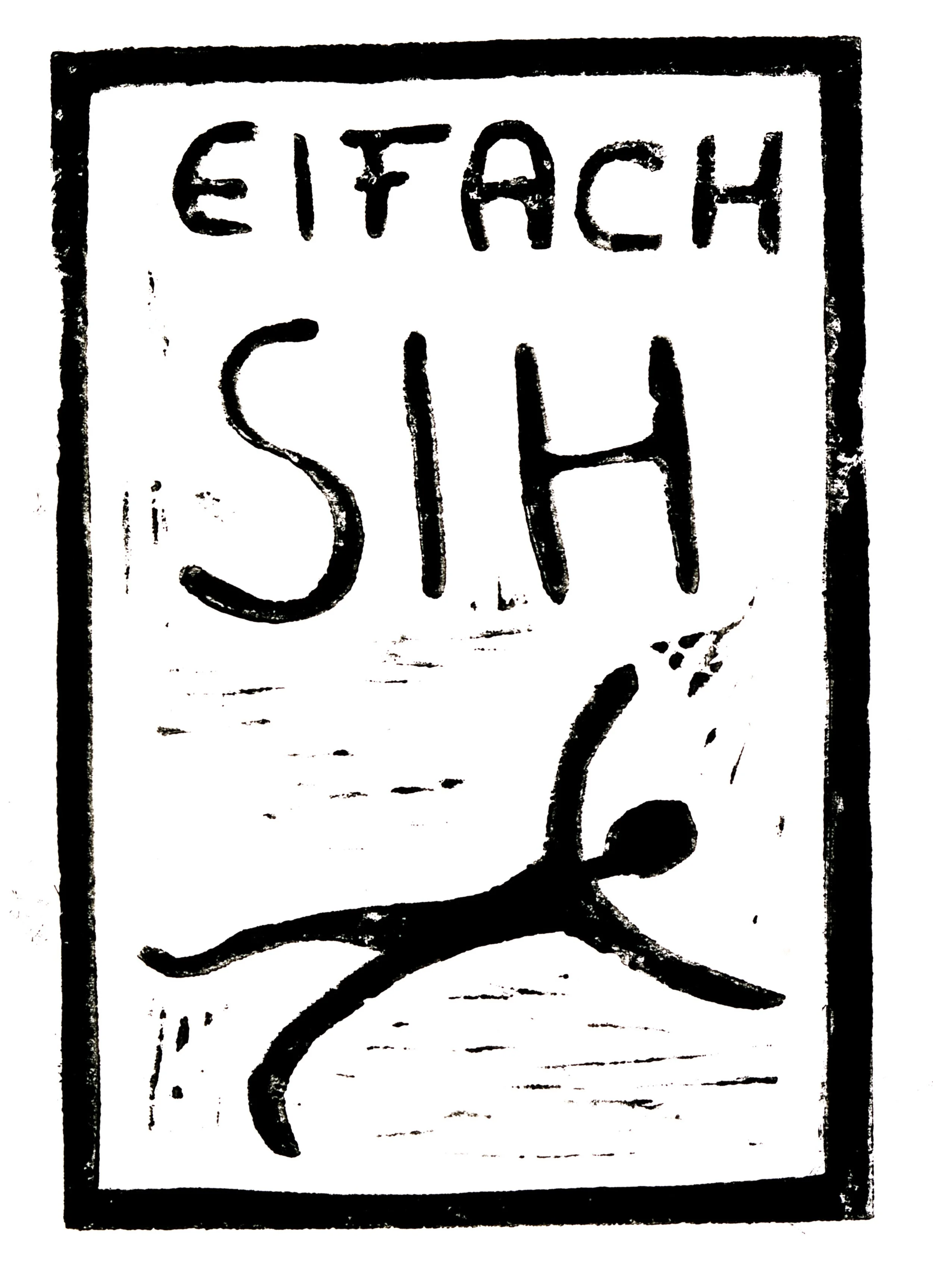 Kunstkarte Eifach Sih - Art by Katha