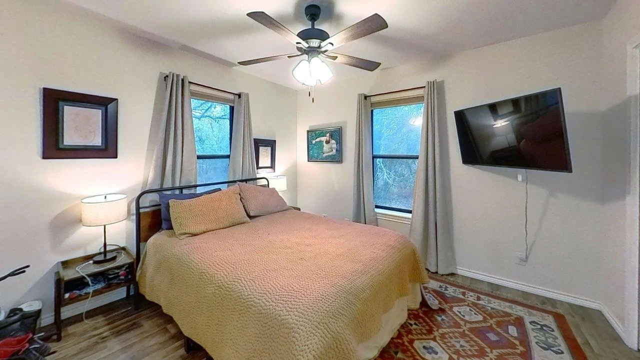 Third Bedroom in Modern Hill Country Guest Home.jpg