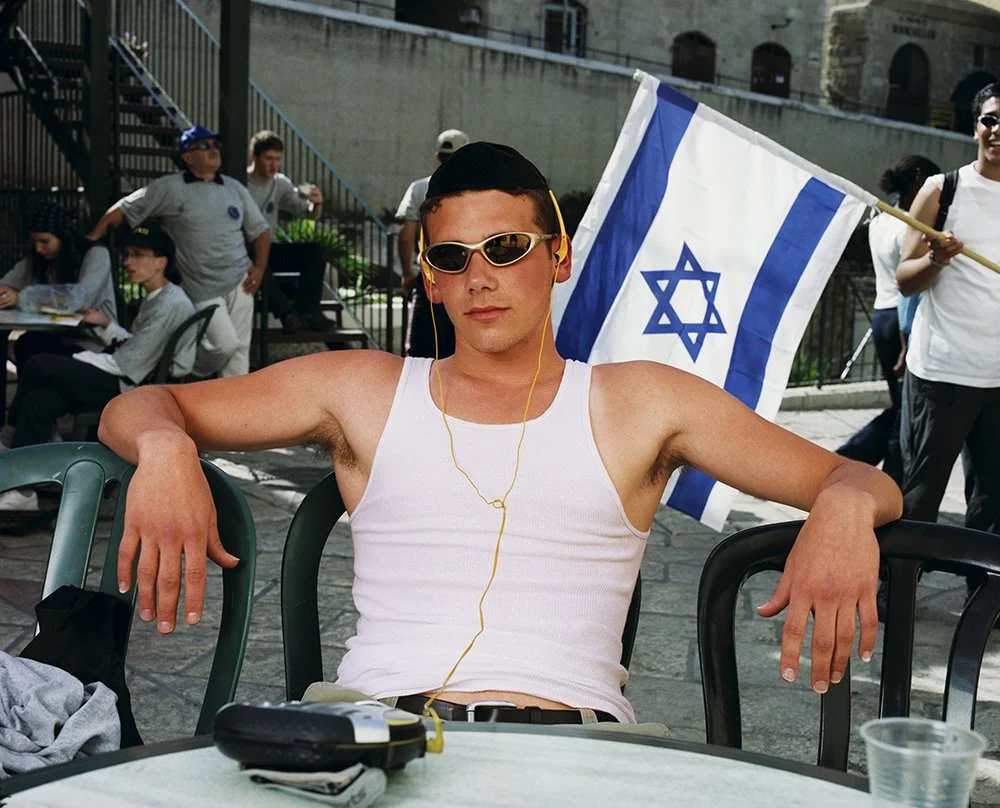 Gillian Laub Yussie in the Old City, Jerusalem, Israel, May, 2002 Chromogenic prints 20 x 24"    Edition of 8 30 x 40"    Edition of 5 40 x 50"    Edition of 3