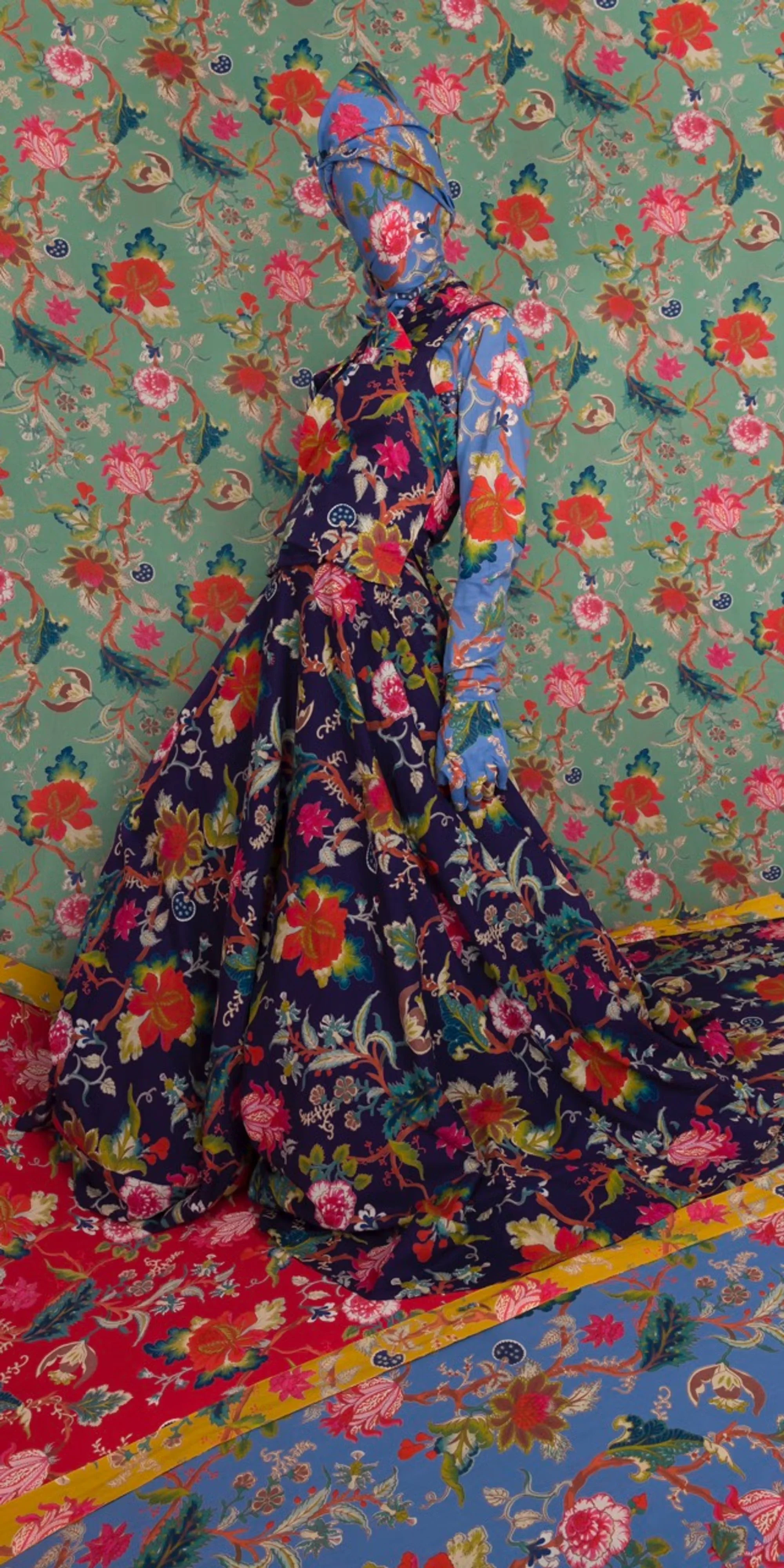Alia Ali, Legend, Nook series, 2023, 98.5 × 55 × 3 in