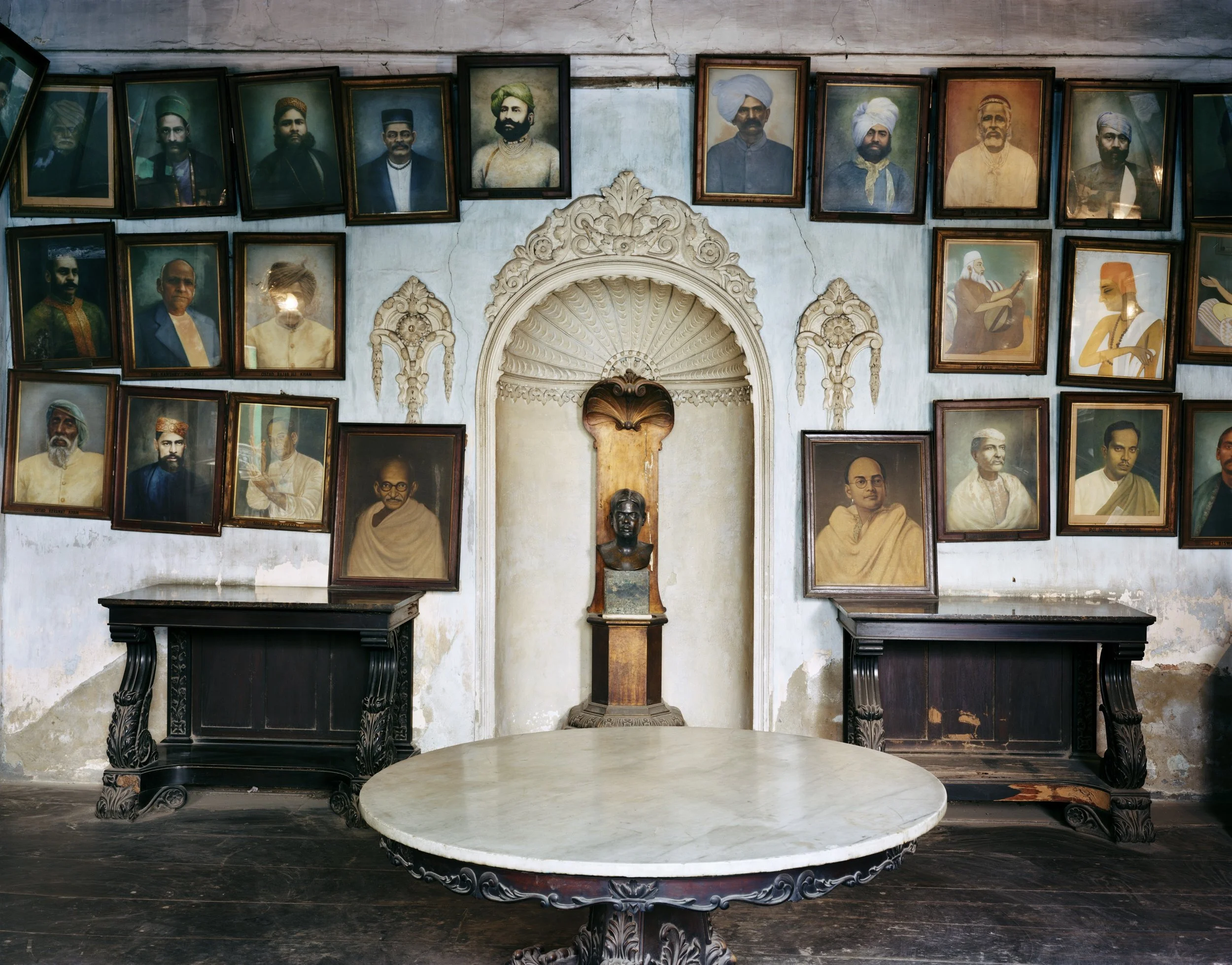  Portraits of Classical Musicians who Performed at the Monmoth Ghosh House, North Kolkata, 2005 