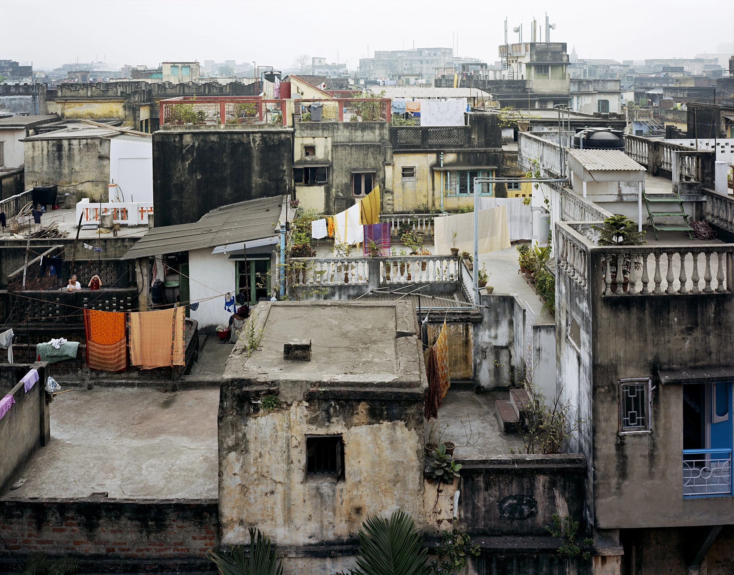  View from the Roof of the Dawn House, North Kolkata, 2005 