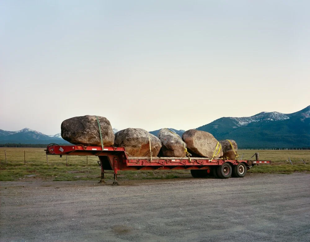  Rocks from Sawtooth National Forest for Landscaping in Sun Valley, Pettit Lake Road, Blaine County, Idaho, 2003 