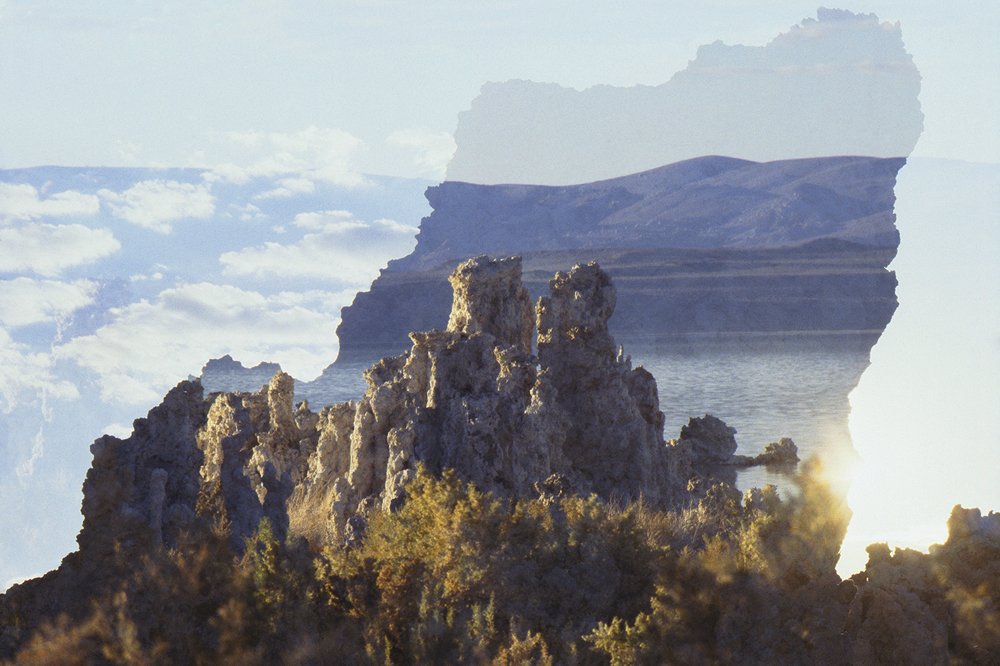 The Family Acid Mono Lake Squared, October 1988 Archival pigment ink prints 20 x 24"    Edition of 8