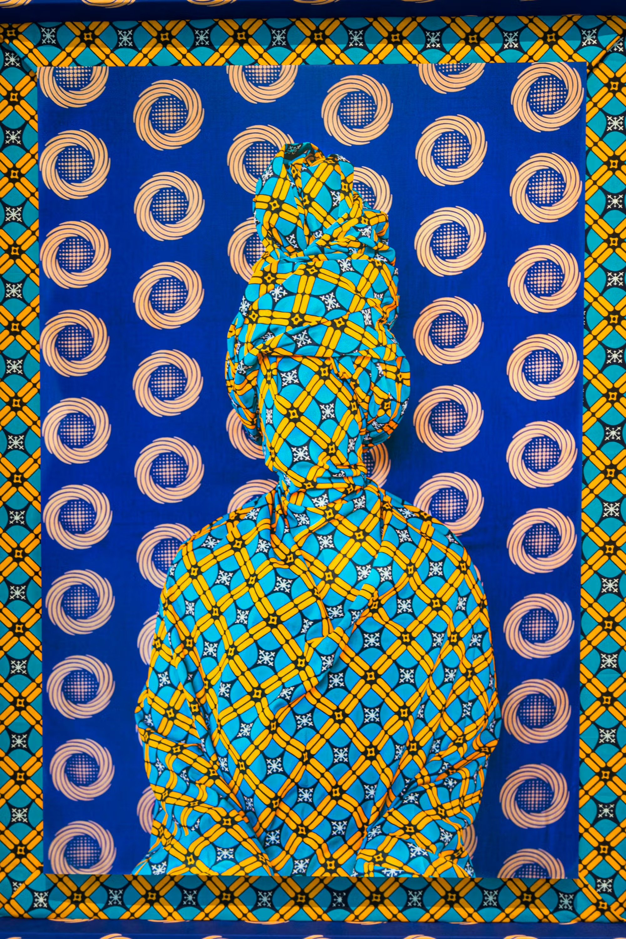 Alia Ali, Flamingo Suns, Flux series, 2019, 49 x 35 x 3 in