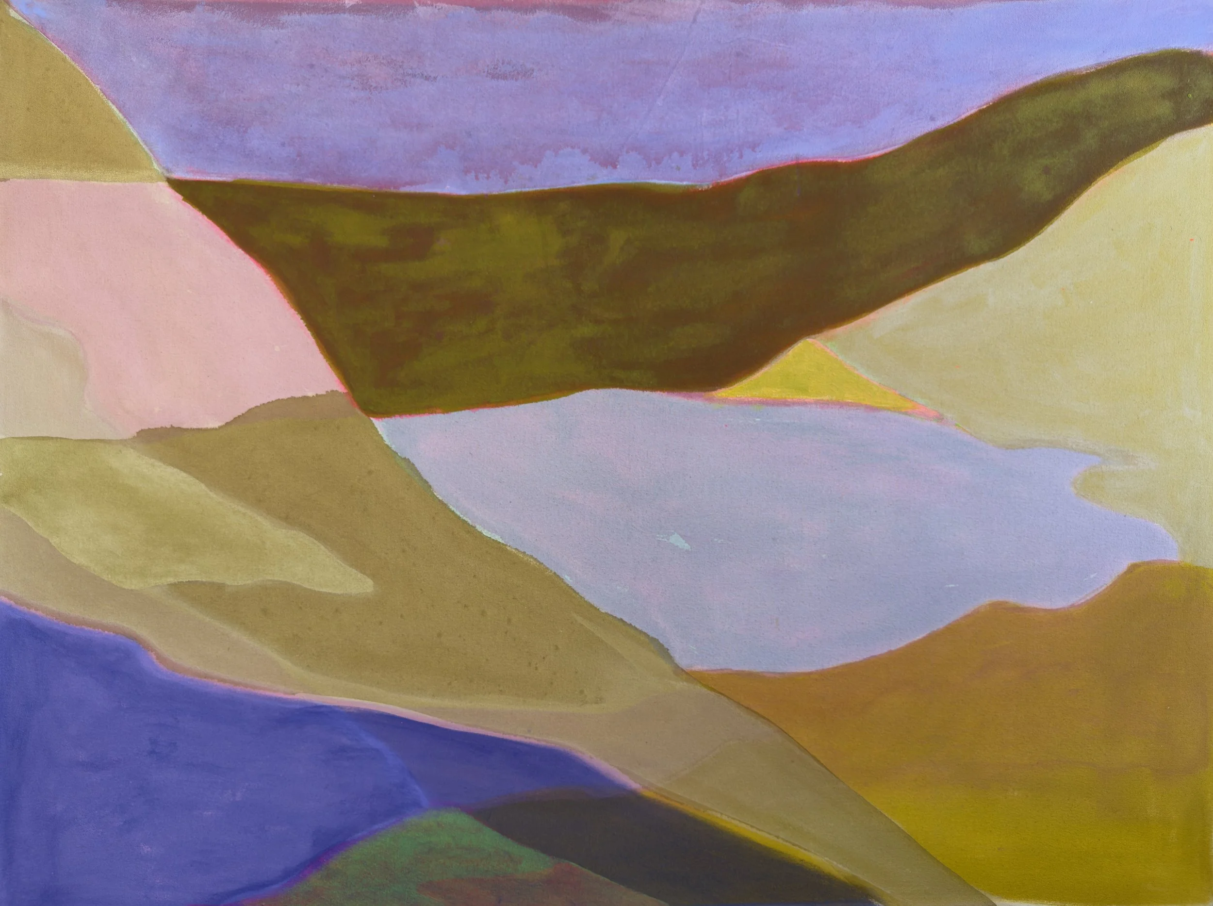 Caroline Burdett, Ghost of the Land, Acrylic on canvas, 2026