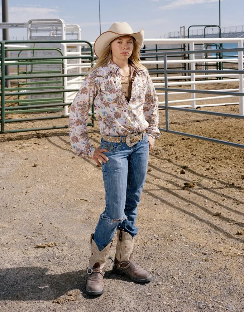 Doug Hall Junior Rodeo Cowgirl, 2008 Archival pigment ink print 39 x 31”    Edition of 6