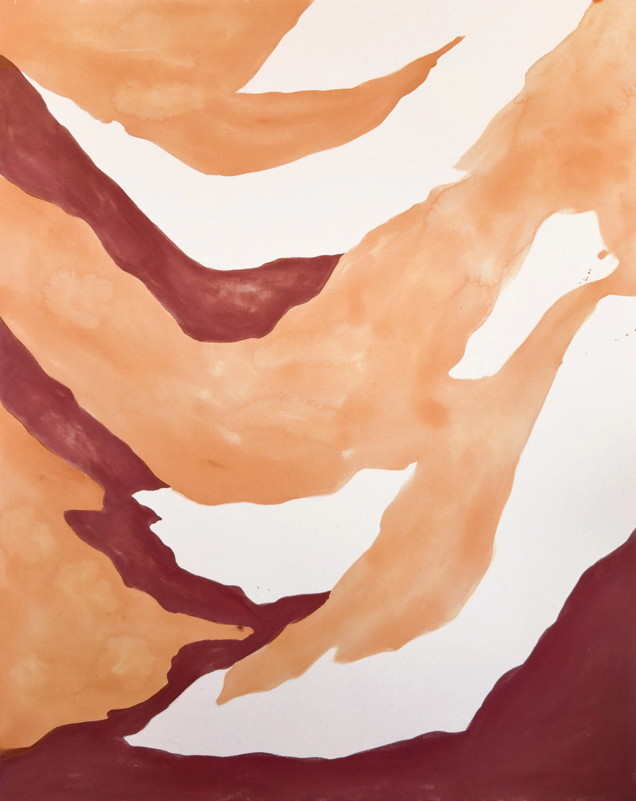 Caroline Burdett, Sand and Clay, Acrylic on canvas, 2026