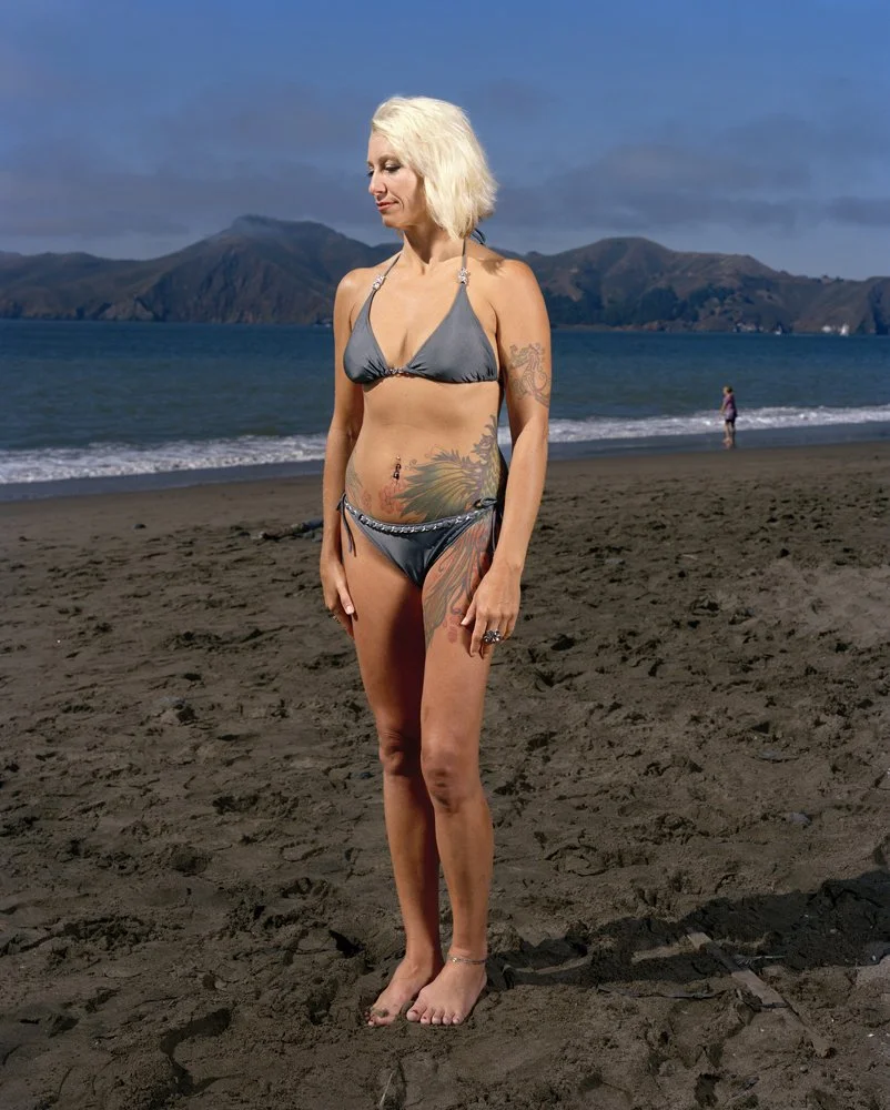 Doug Hall Woman on the Beach, San Francisco, 2010 Digital C-Prints 32.5 x 26"    Edition of 6