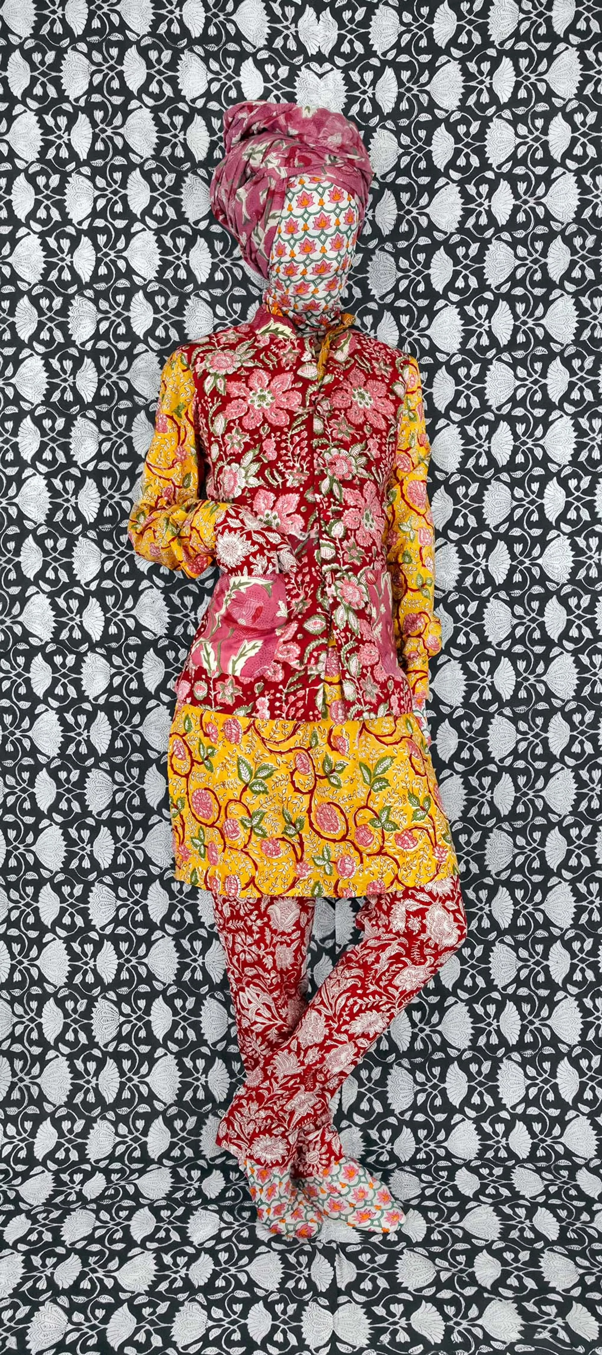 Alia ALi, Strike, Liberty series, 2023, 91.5 x 44 x 3 in