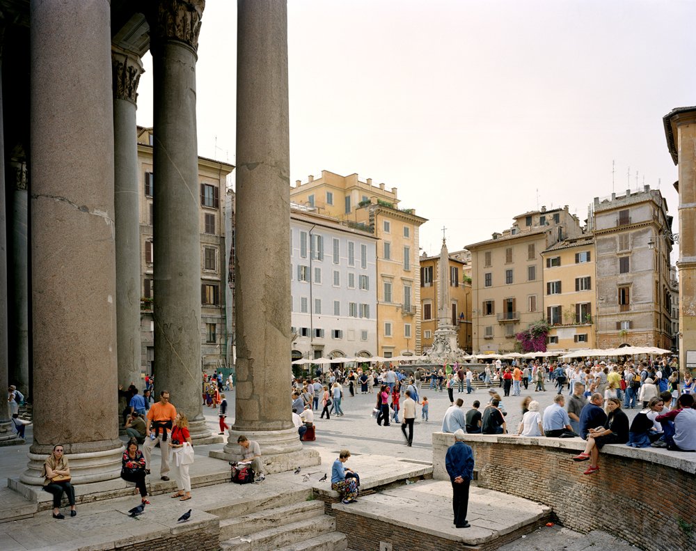 Doug Hall Piazza dell Rotonda, Rome, 2002 Archival pigment print 48 x 60.5”    Edition of 6