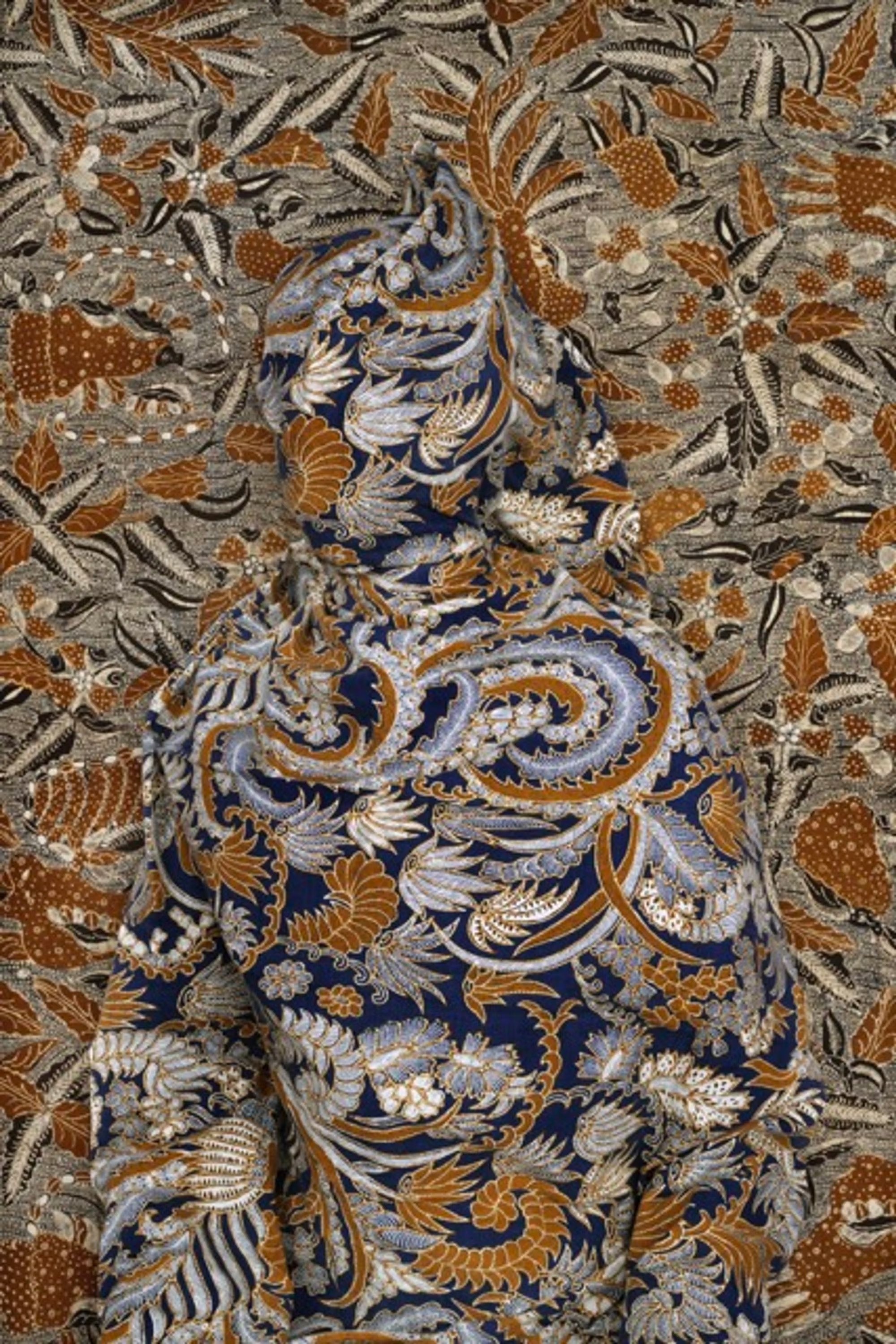 Alia Ali, Nafas, Batik series, 2026, 41.5 x 27.5 in