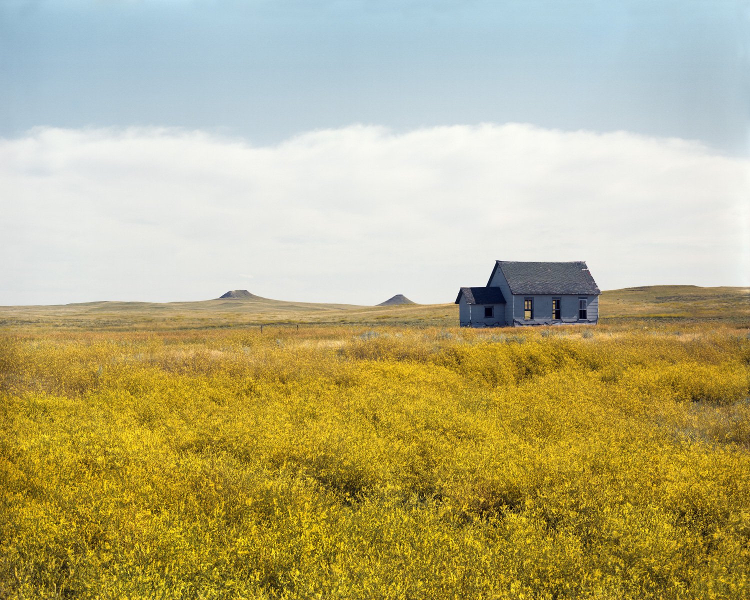 Laura McPhee, Schoolhouse, Garfield County, Montana, Desert Chronicle series, 2019