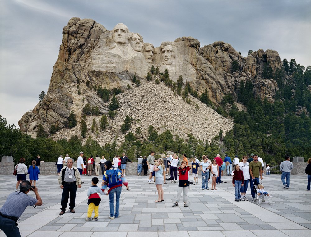 Doug Hall Mount Rushmore, 2004 Archival pigment ink prints 55 x 69”    Edition of 6