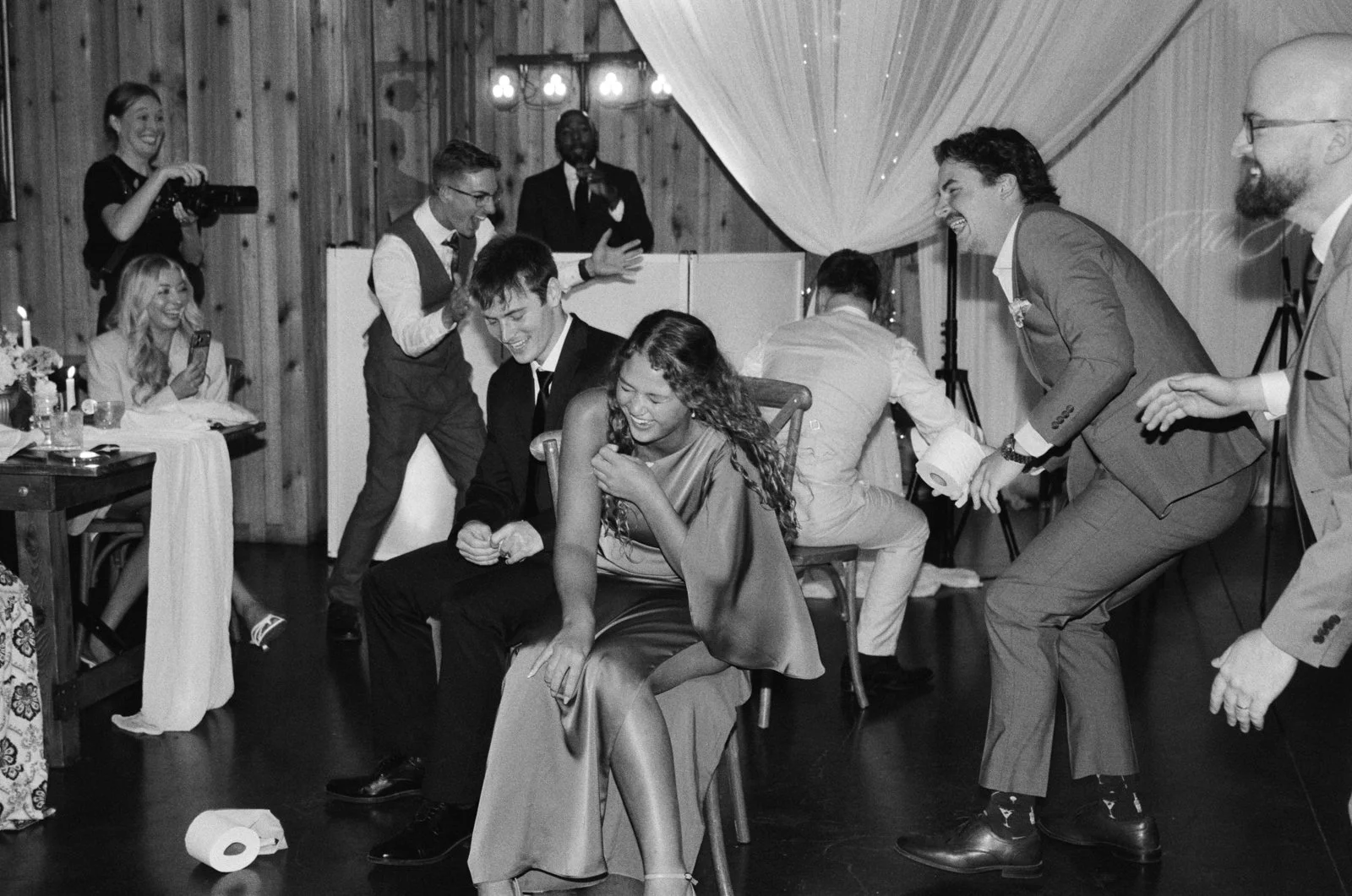Twickenham wedding reception on film