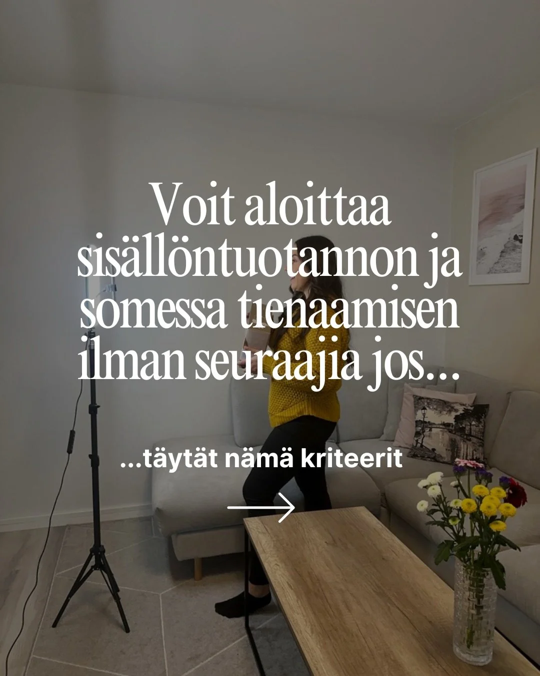 T&auml;yt&auml;tk&ouml; n&auml;m&auml; kriteerit? ➡️

Pist&auml; 15.1.2026 kalenteriin, sill&auml; silloin tapahtuu! 🤩👀

#ugcsis&auml;ll&ouml;ntuotanto #ugcsis&auml;ll&ouml;ntuottaja #mitenaloittaaugc