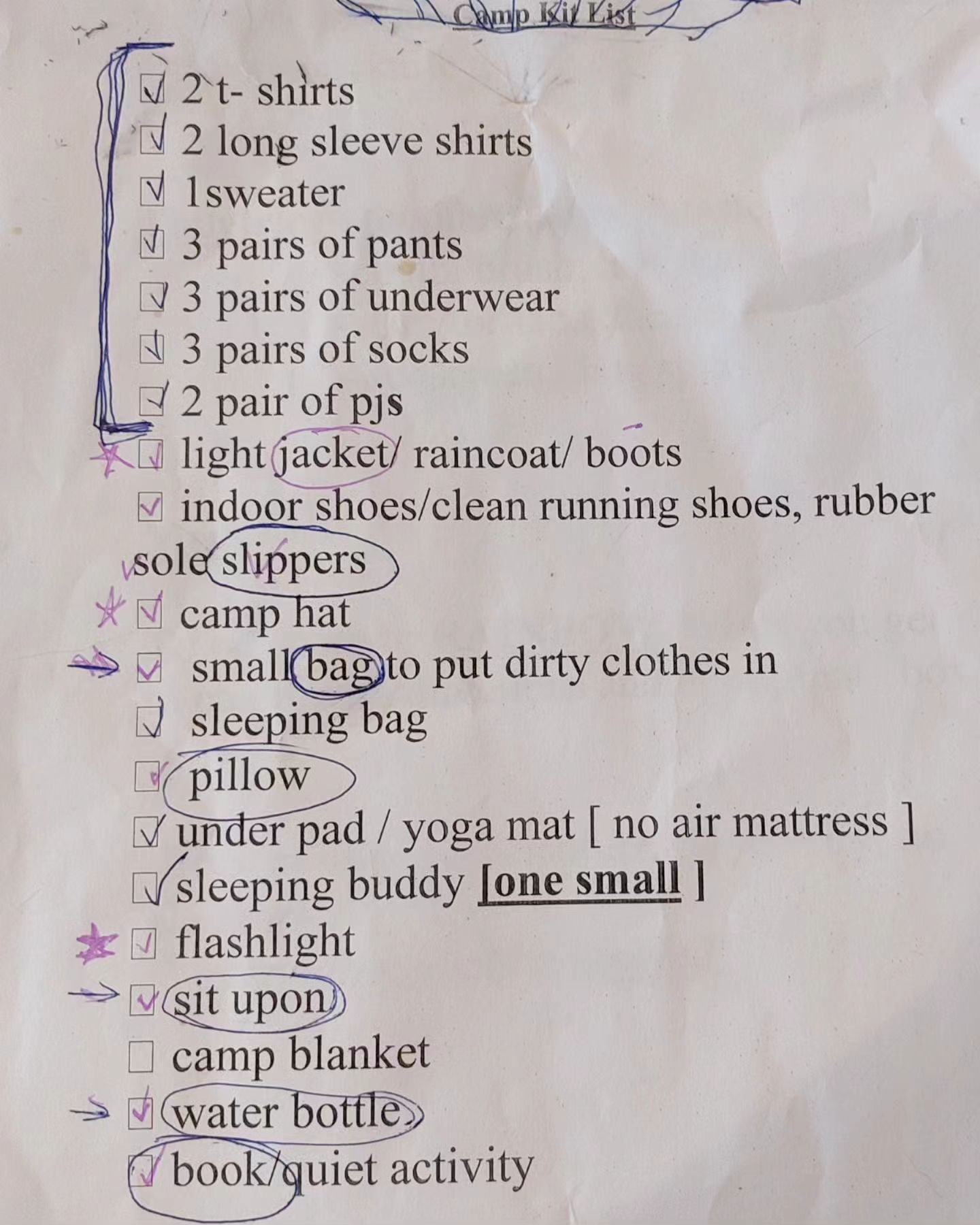 I asked my daughter to follow the list to pack for her embers sleepover camp this weekend. 

Paper in hand, she wandered off to pack. 15 minutes later, she hadn't packed a single thing. Not one.

Instead of getting frustrated, I got curious: what was