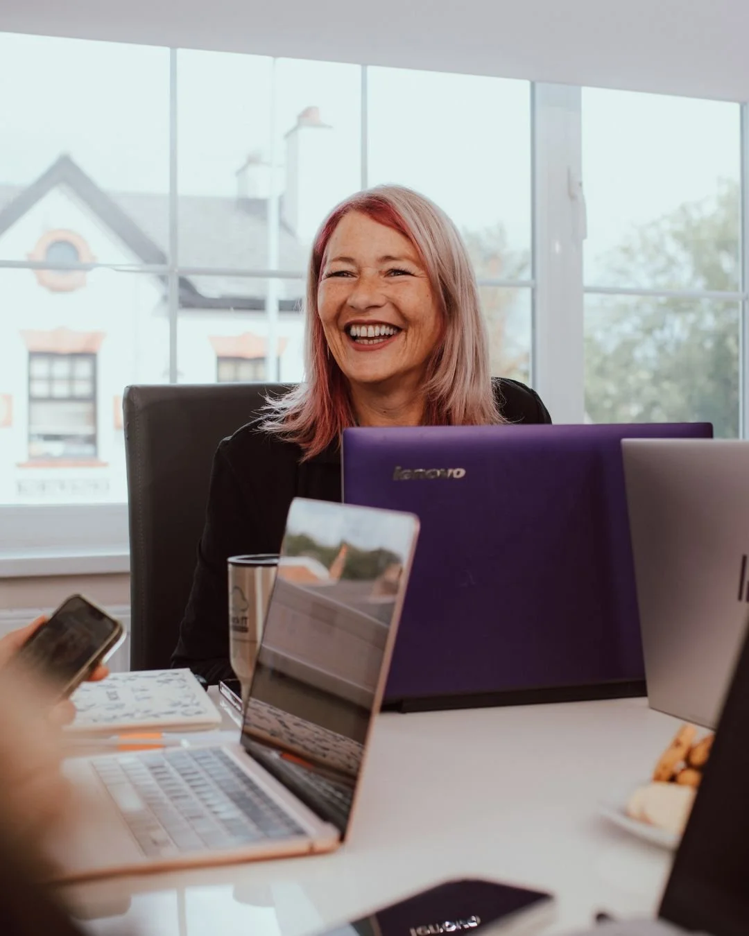 Rebecca Moloney rom Career Garage teaching individuals how to work with recruiters