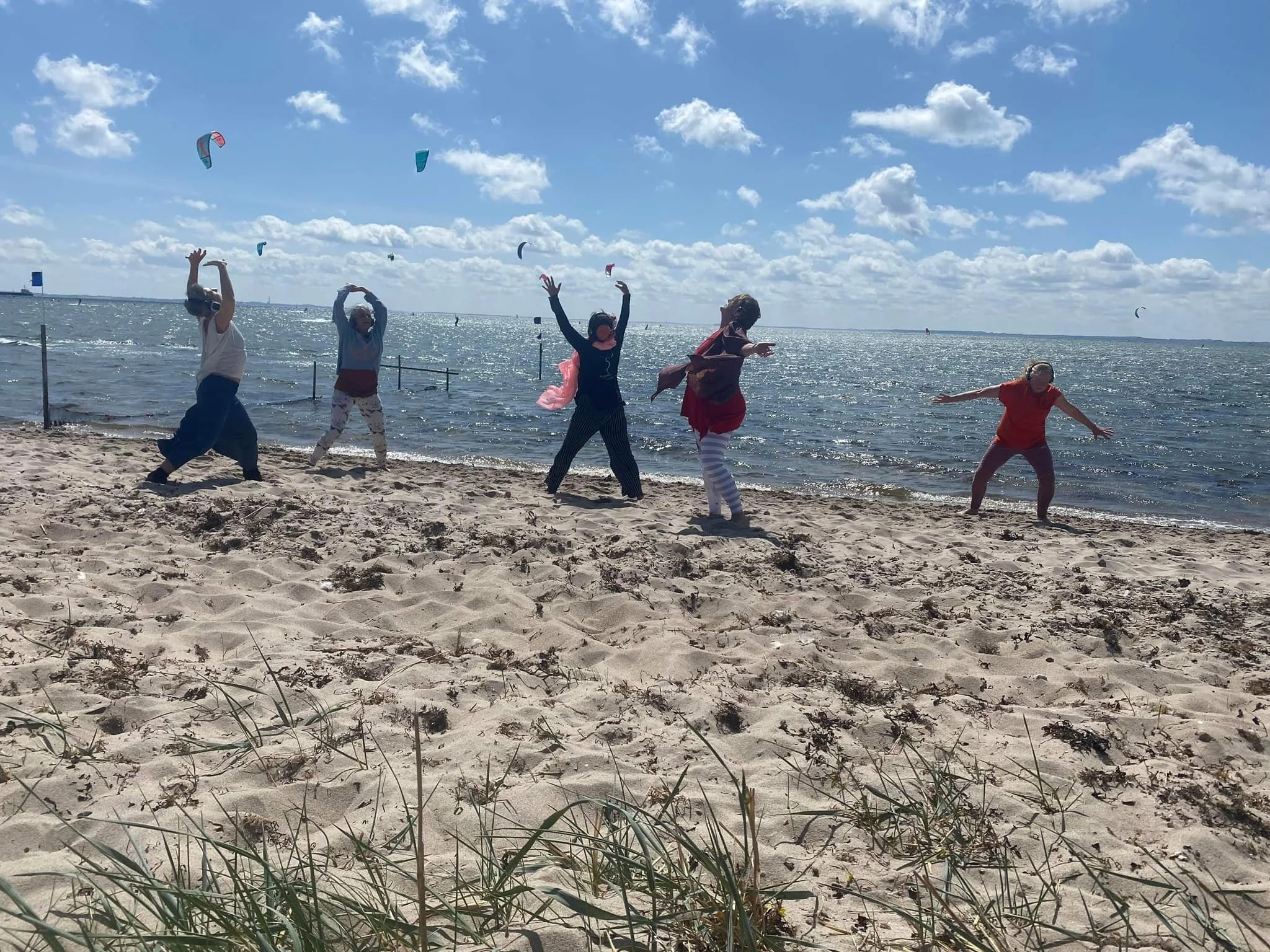Groove på stranden dans odsherred holbæk