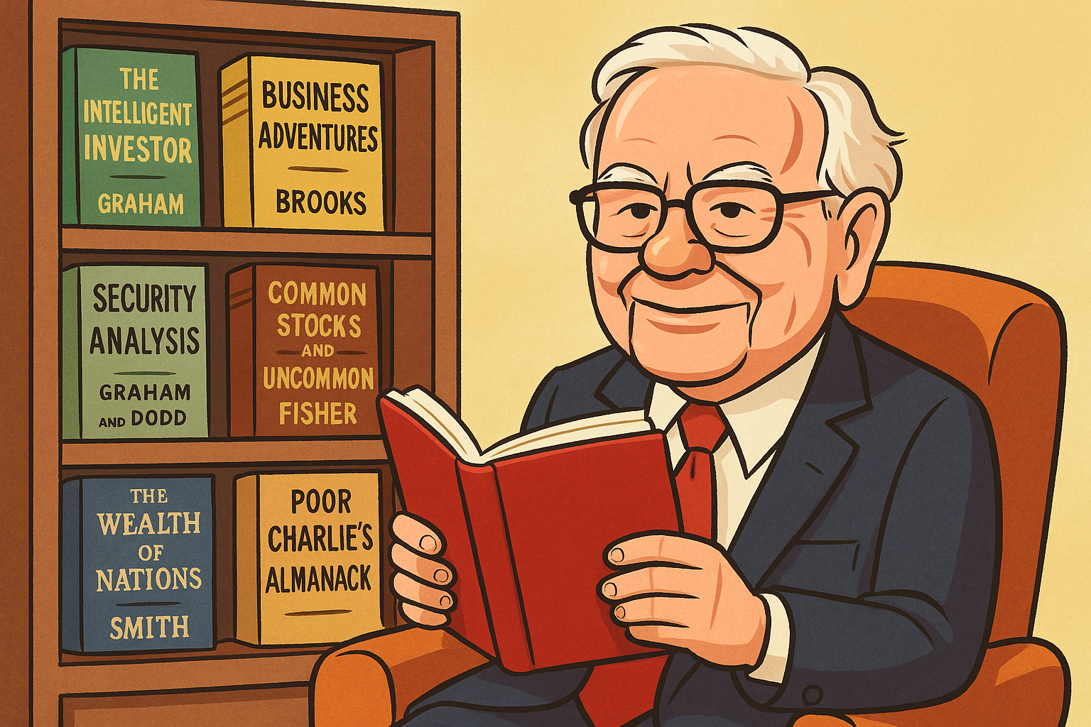 Die 6 wichtigsten Buchempfehlungen von Warren Buffett
