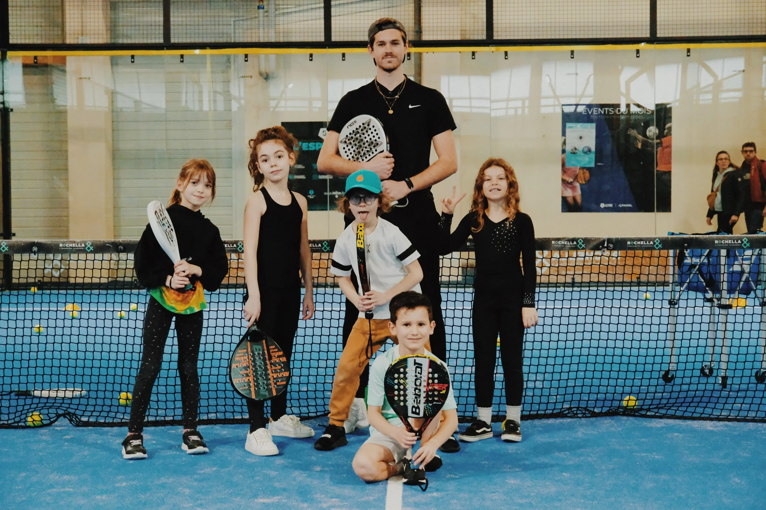 Coach et enfants Padel