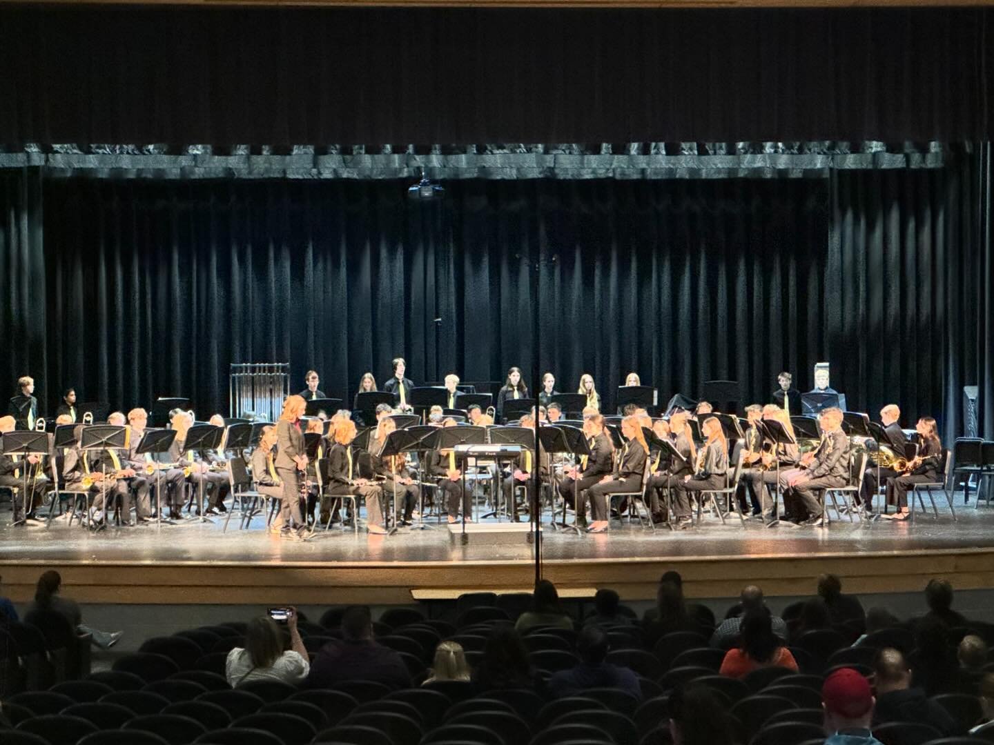 Congrats to the BRMS Band on their Concert Band Assessment today!! 💚💛❤️💛🎶 Great work, everyone!!!