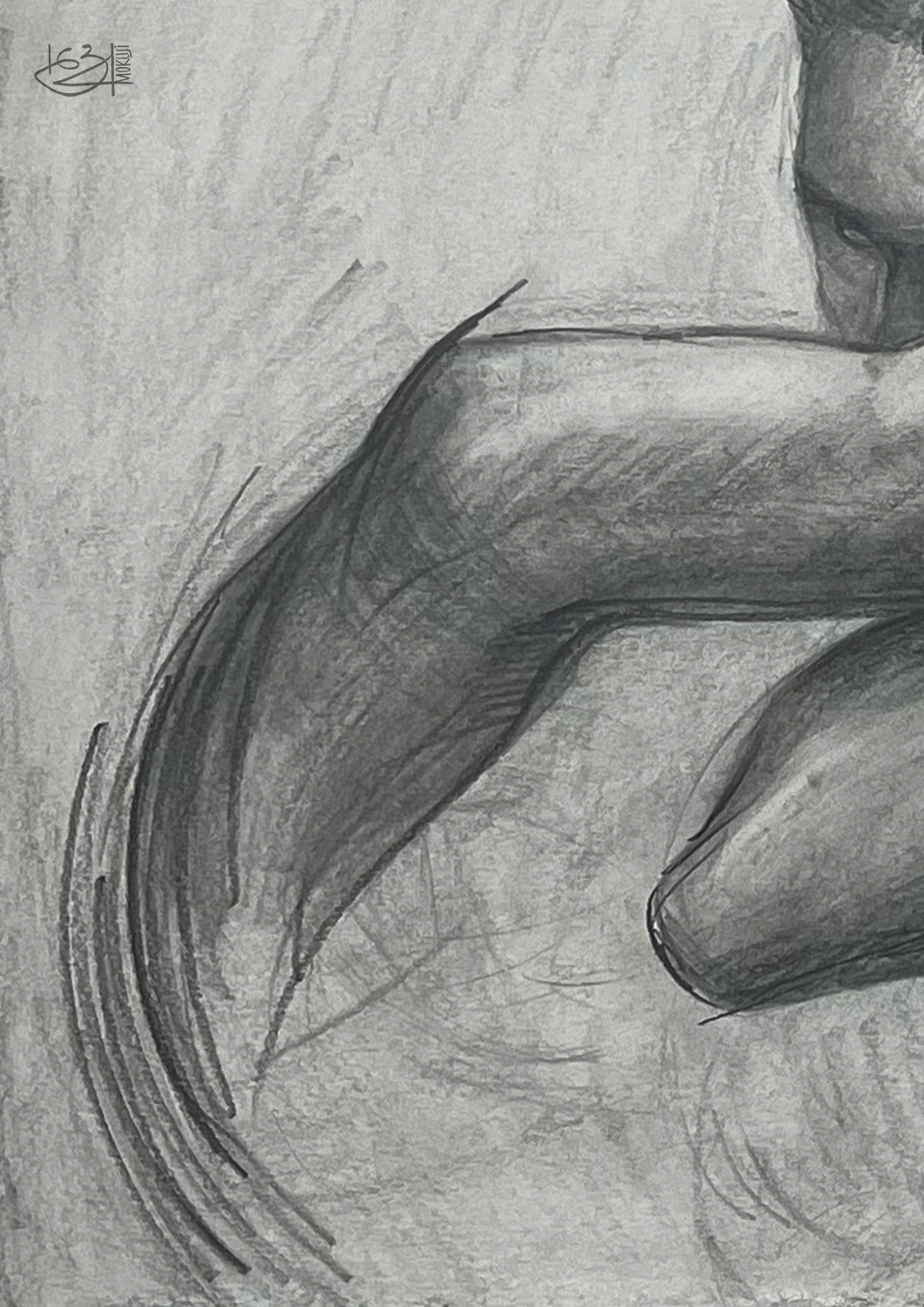 The Edge ー 42 x 60 cm. ー Graphite On Paper ー Feb. 2023